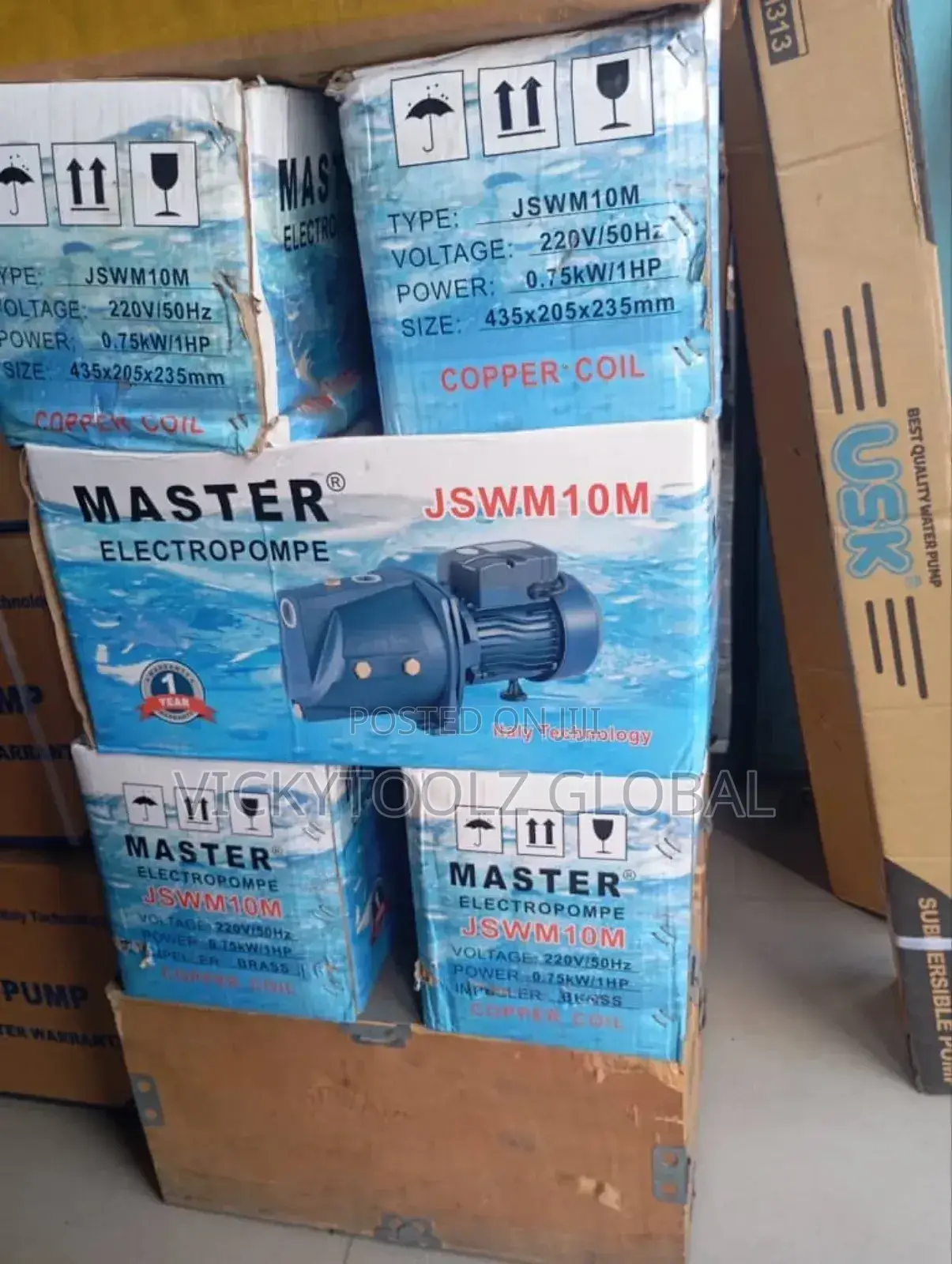 Original Italian Water Pumping Machine Copper Coil (1hp)