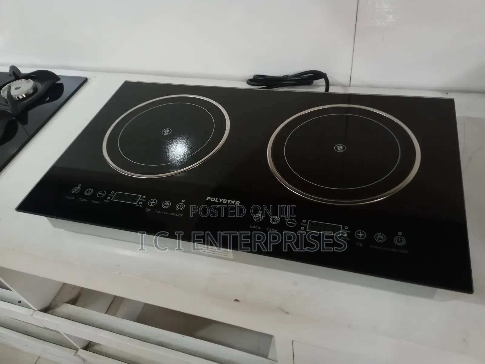 Polystar 2 Burner Electric Built-in Infrared Cooker