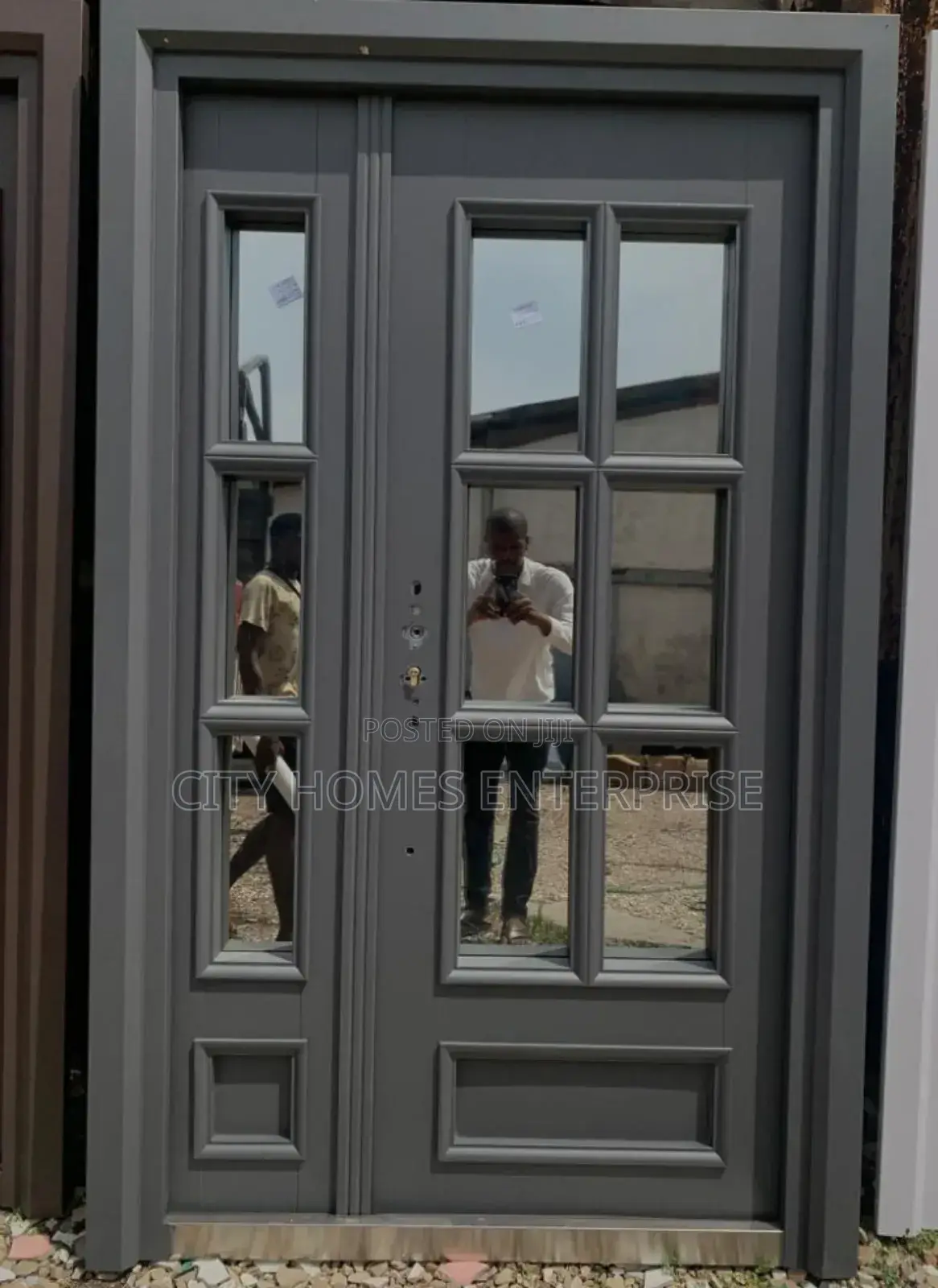 Anteroom Nonsee Through Glass Doors 4 Ft By 7 Ft