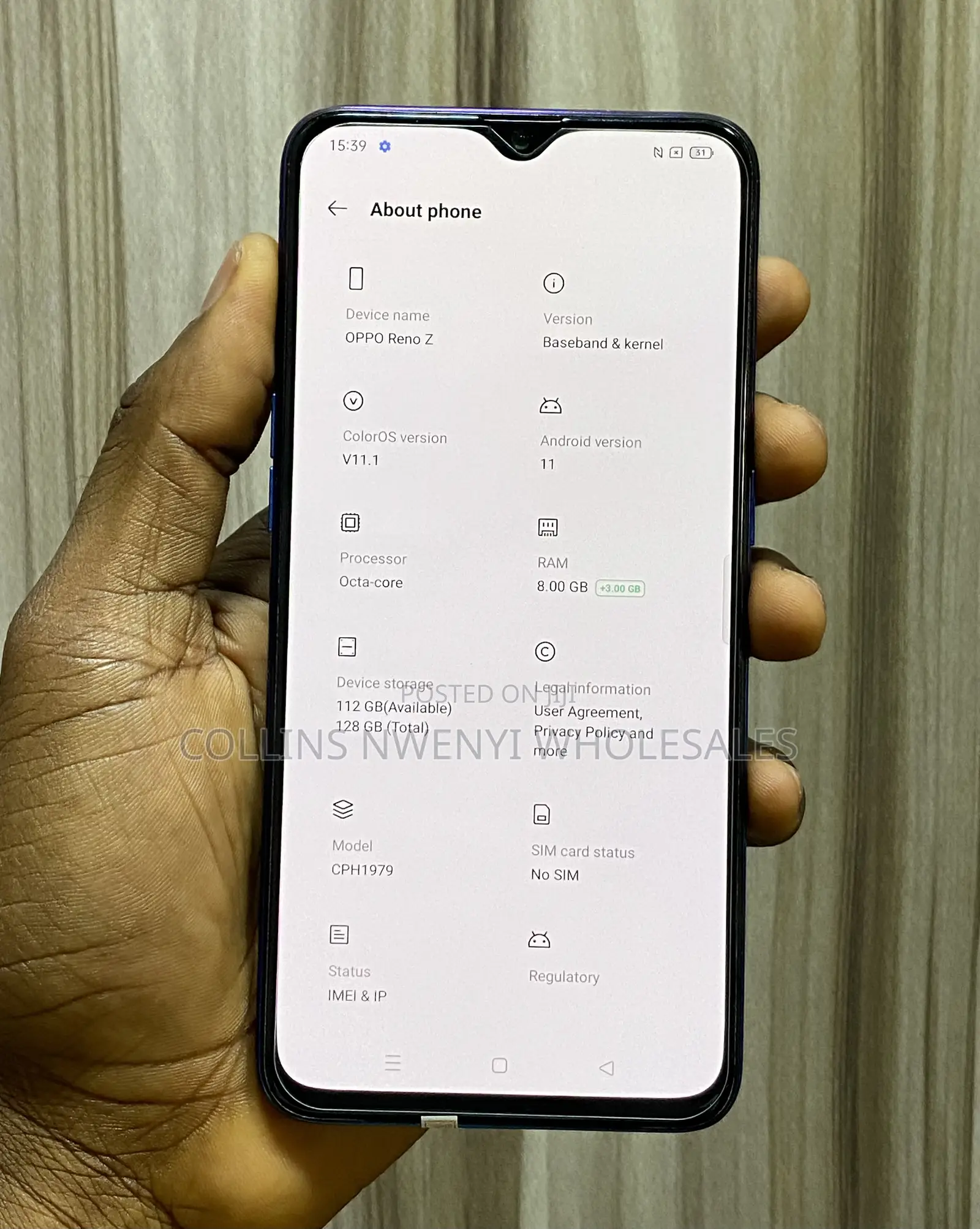 Oppo Reno Z 128 GB Blue
