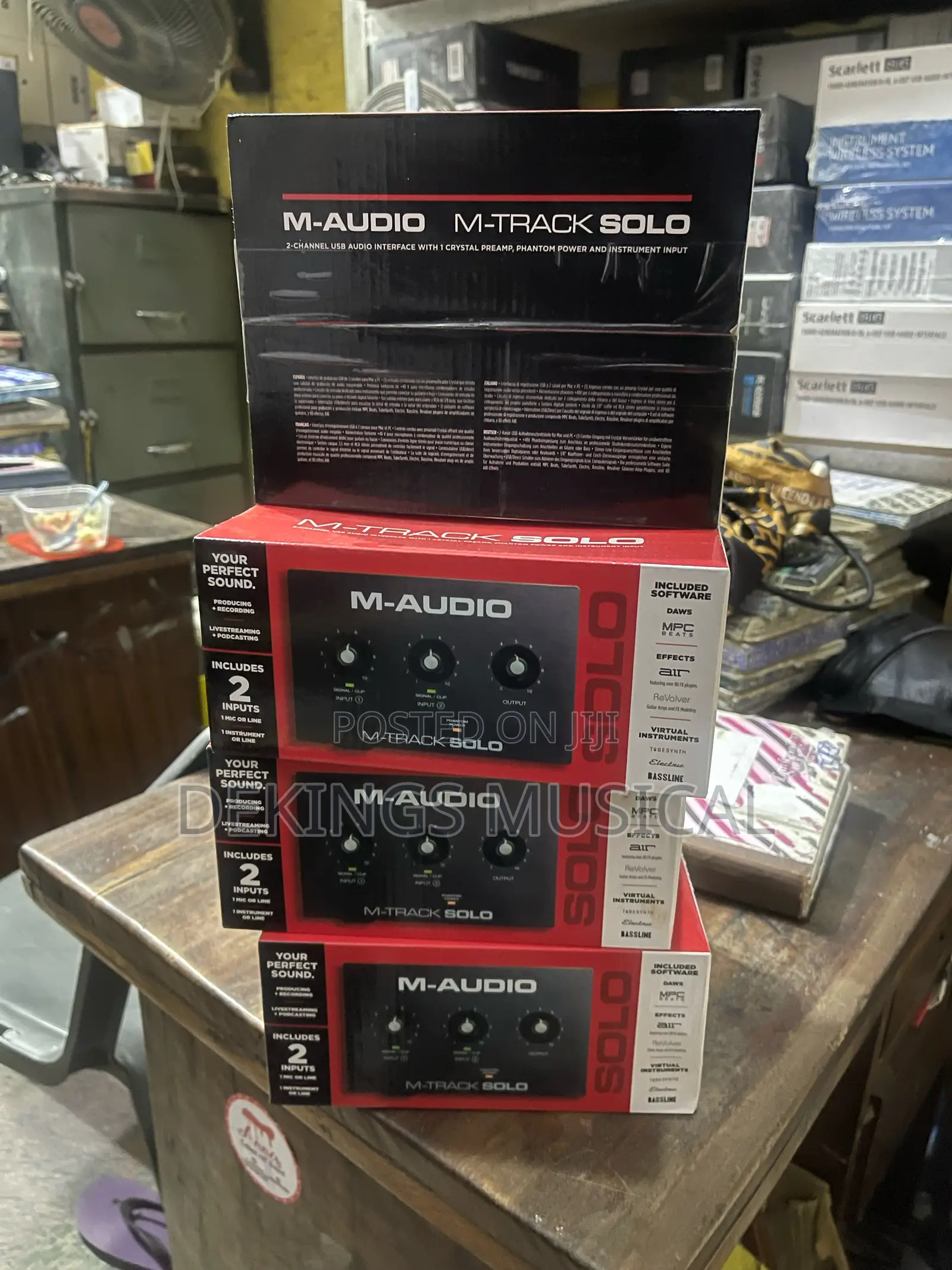 M-Audio M-Track Solo Usb Audio Interface