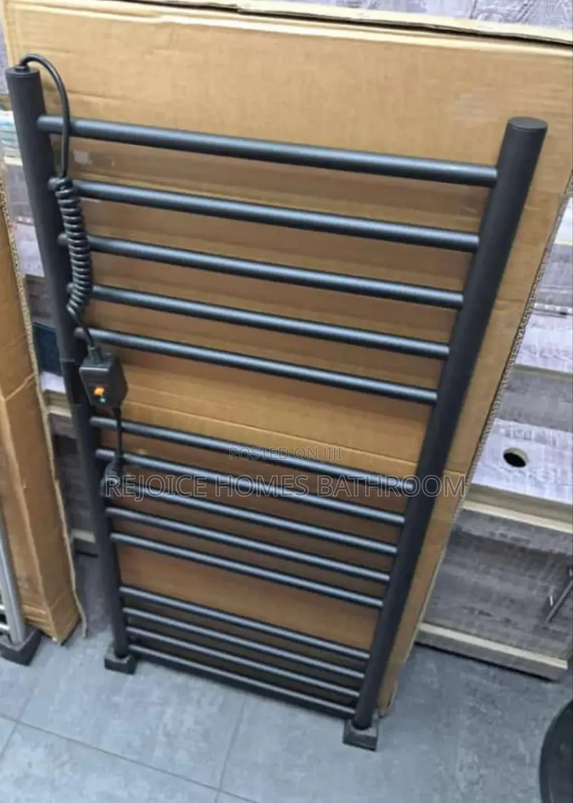 Luxury Black Electric Towel Warmer Rack