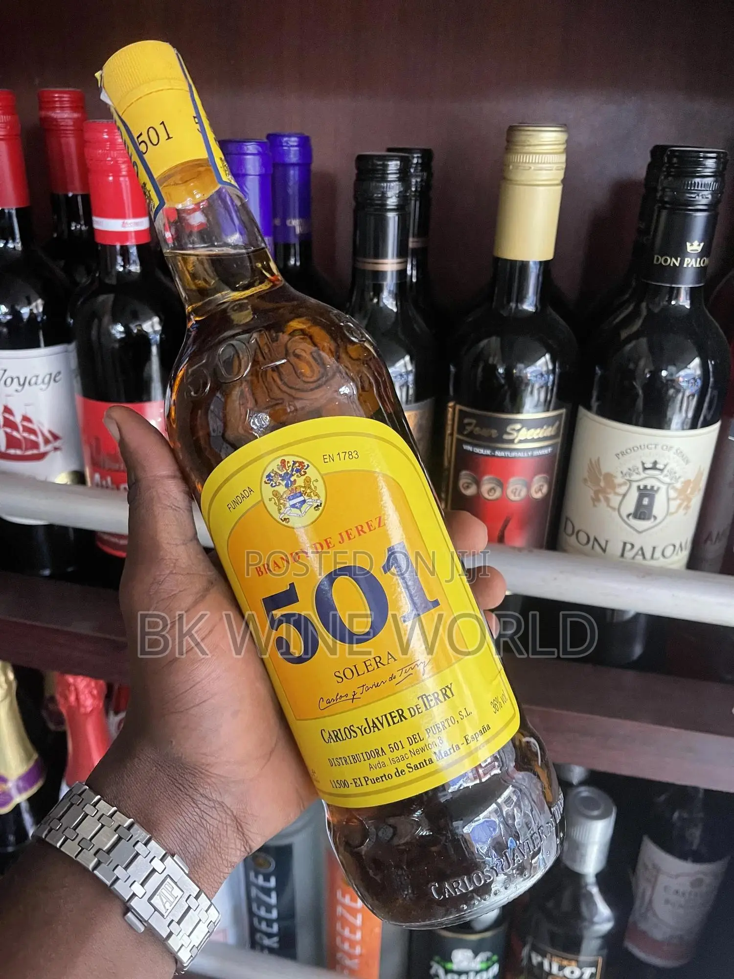 Brandy De Jerez 501 Solera - 70cl X 12 Bottles