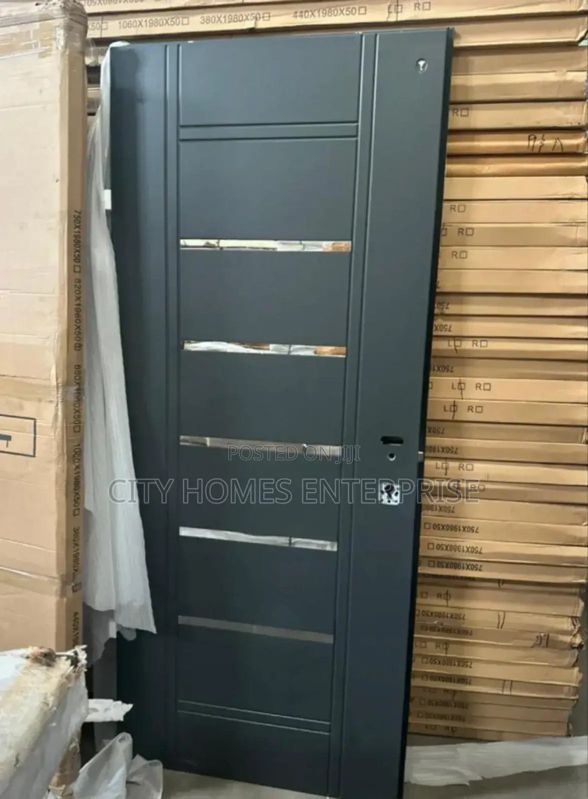 3 by 7 Israeli Security Door Reinforced Steel Premium Grade Lagos