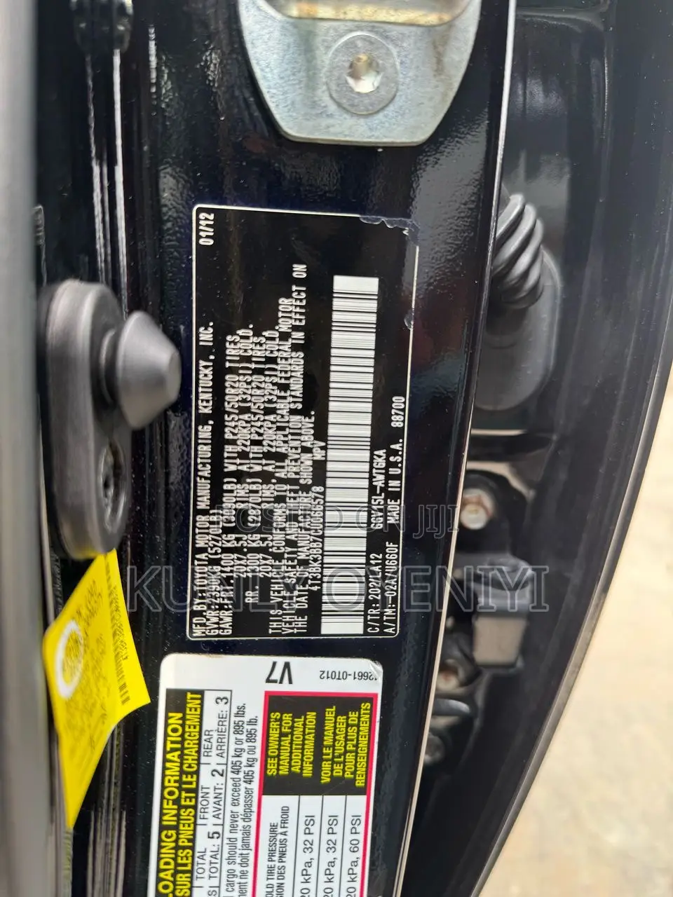 Toyota Venza V6 AWD 2012 Matt Black