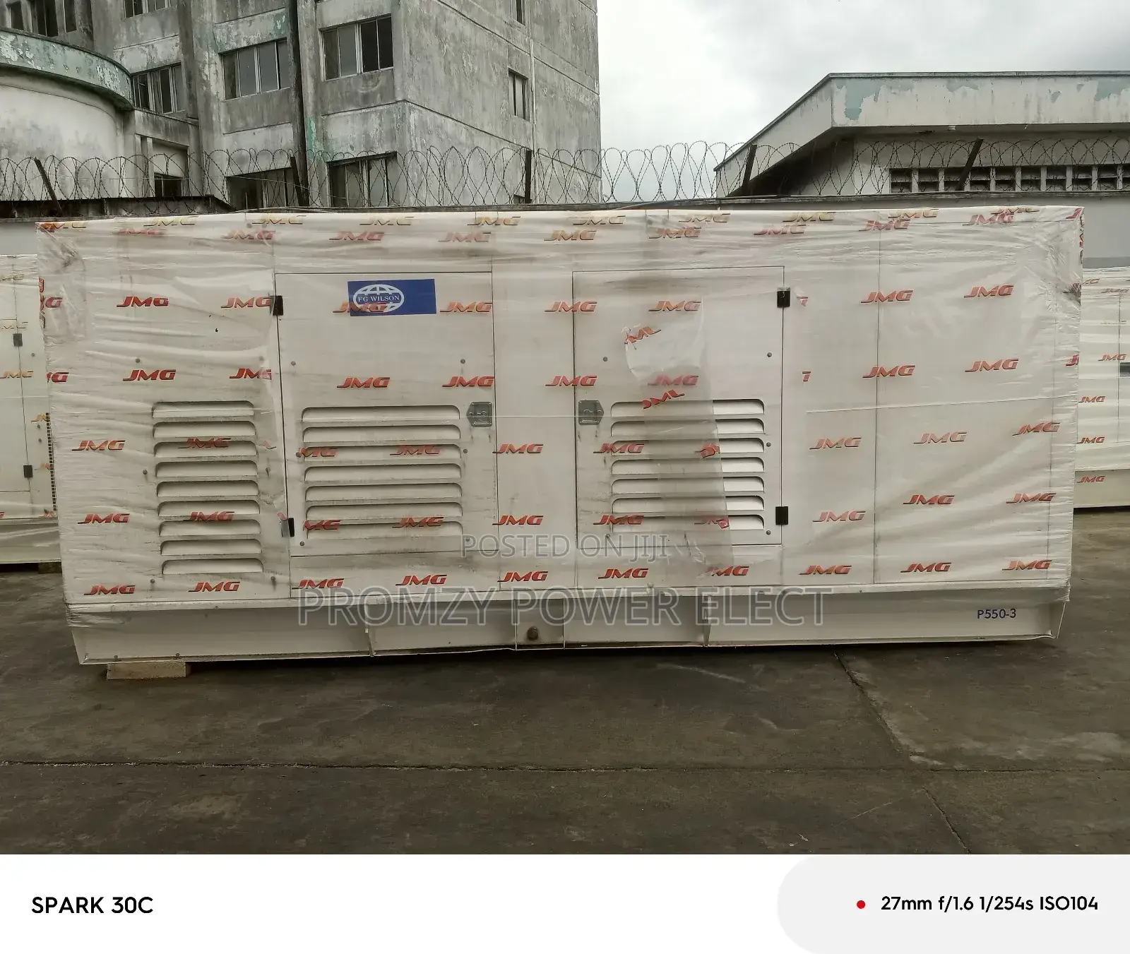 500kva Fg Wilson JMG Soundproof Generator