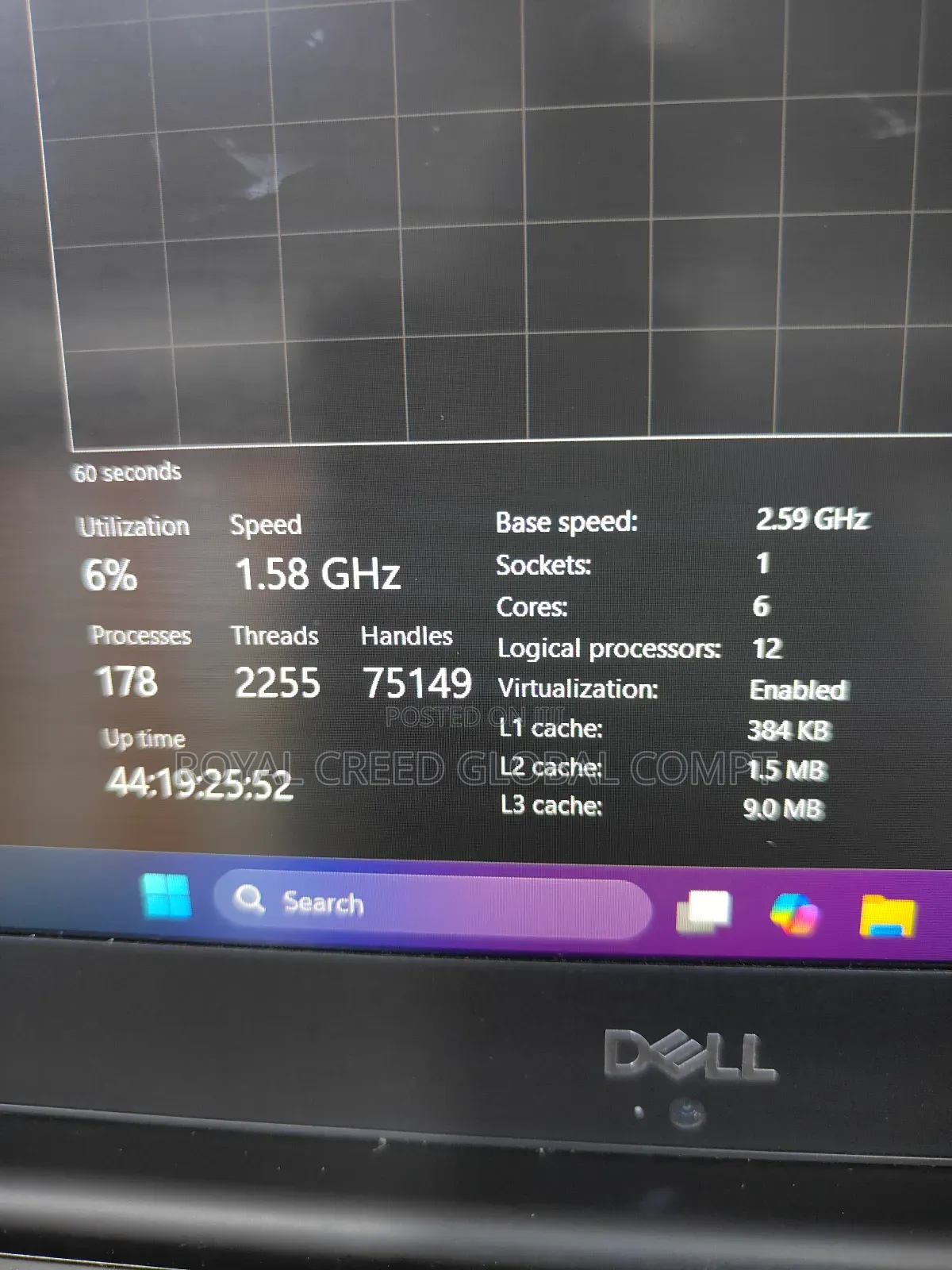 Laptop Dell Precision 5530 16GB Intel Core I7 SSD 512GB