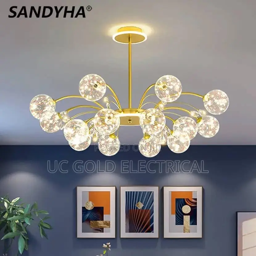 Modern Glass Ball Ceiling Chandelier for Table Dining