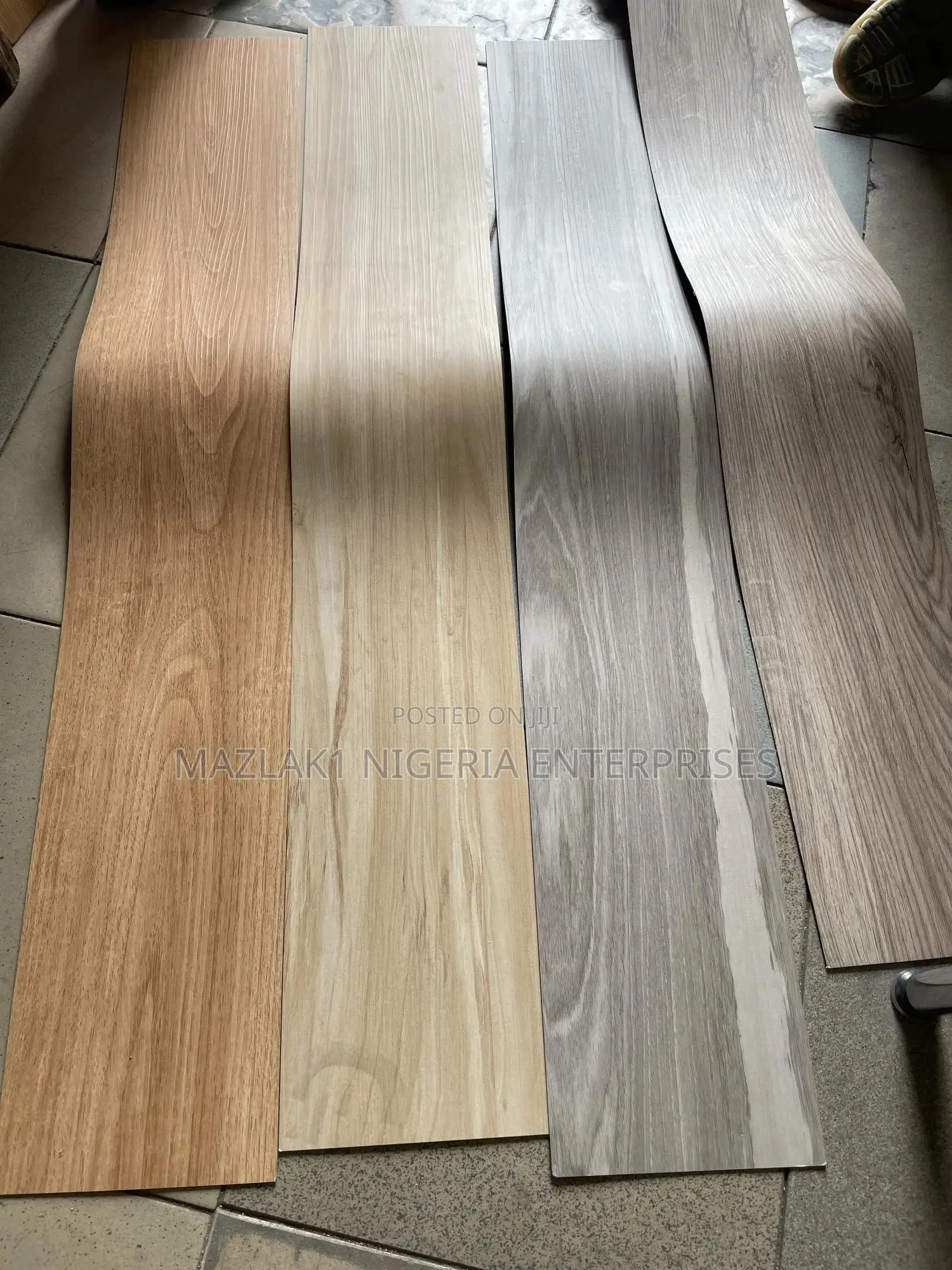 Vinyl Floor Rubber Tiles 3ft by 6inches