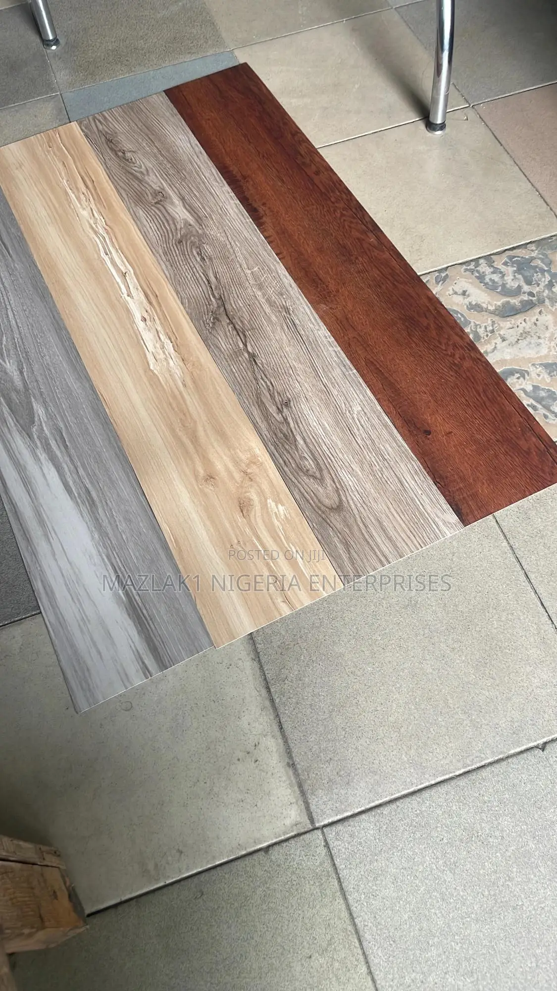 Vinyl Floor Rubber Tiles 3ft by 6inches