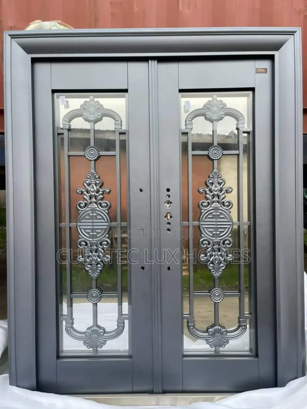 5ft Copper Glass Door