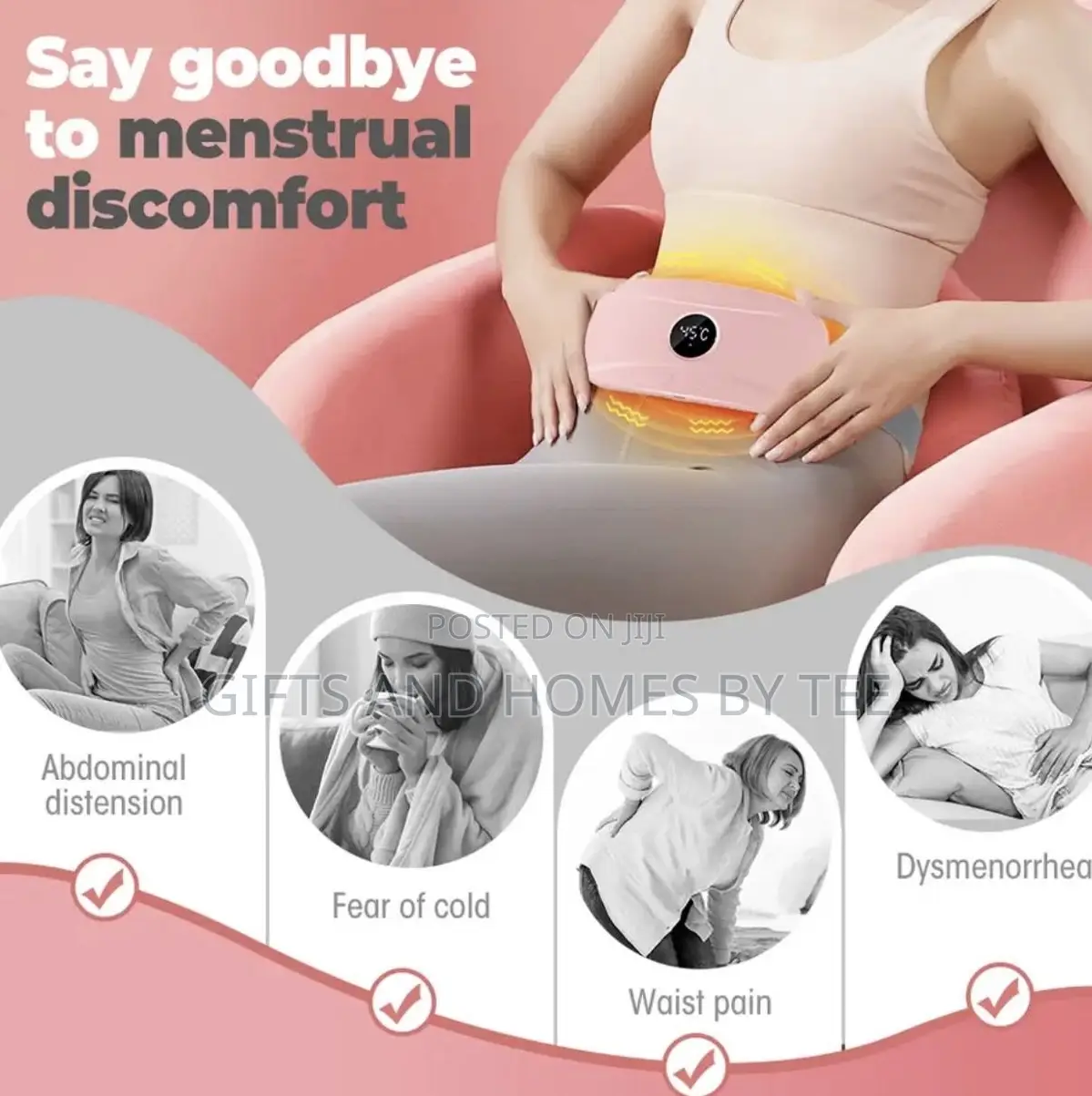 Rechargeable Menstruation Cramp Soothing Belt