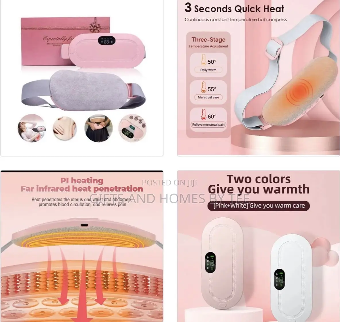 Rechargeable Menstruation Cramp Soothing Belt