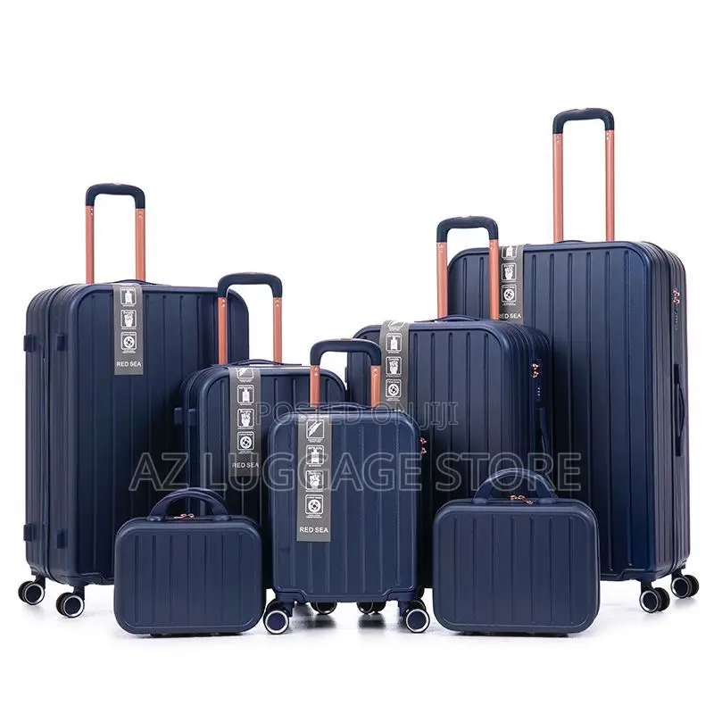 Set of 7 Rubber Luggage Boxes