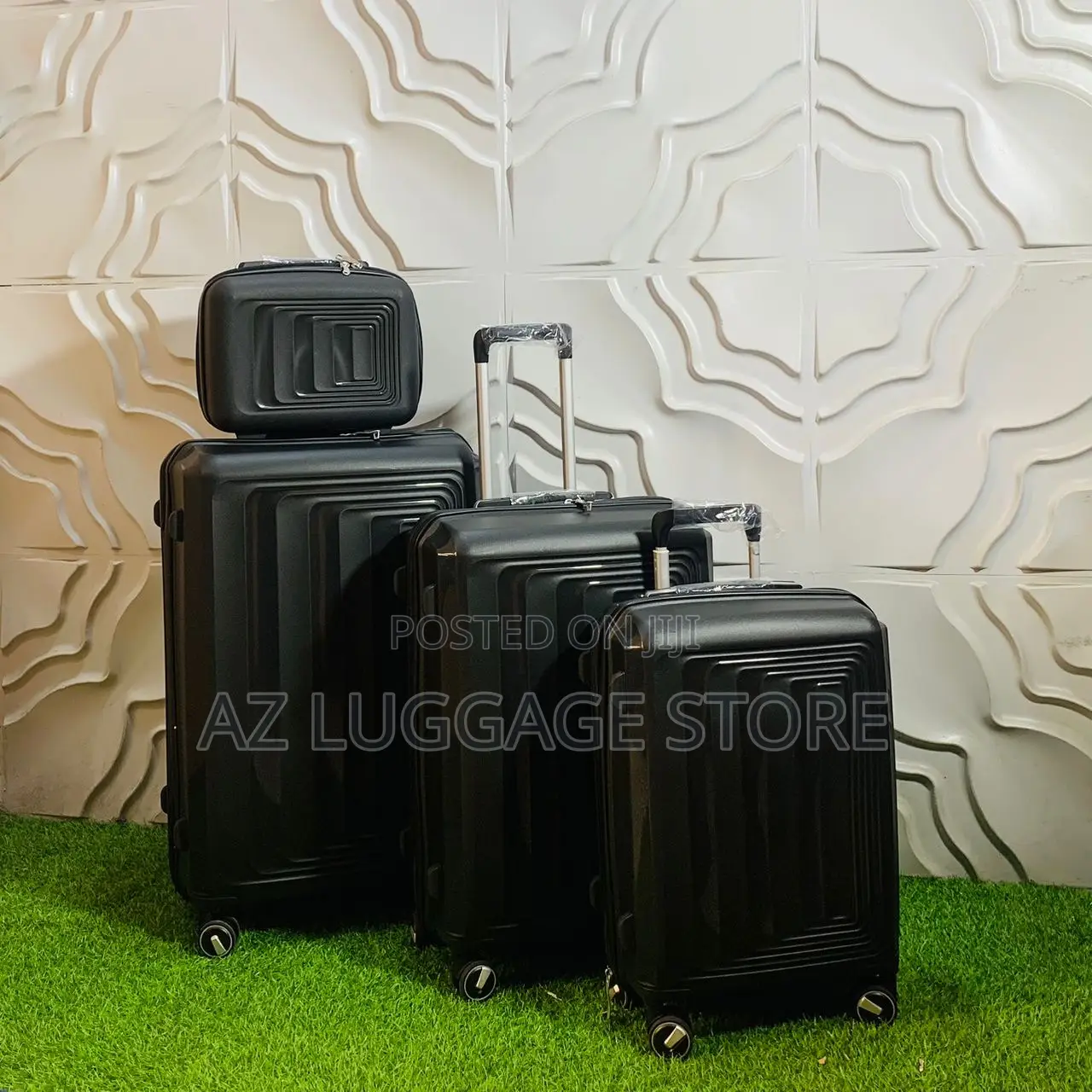 Set of 4 Original Rubber Luggage Boxes