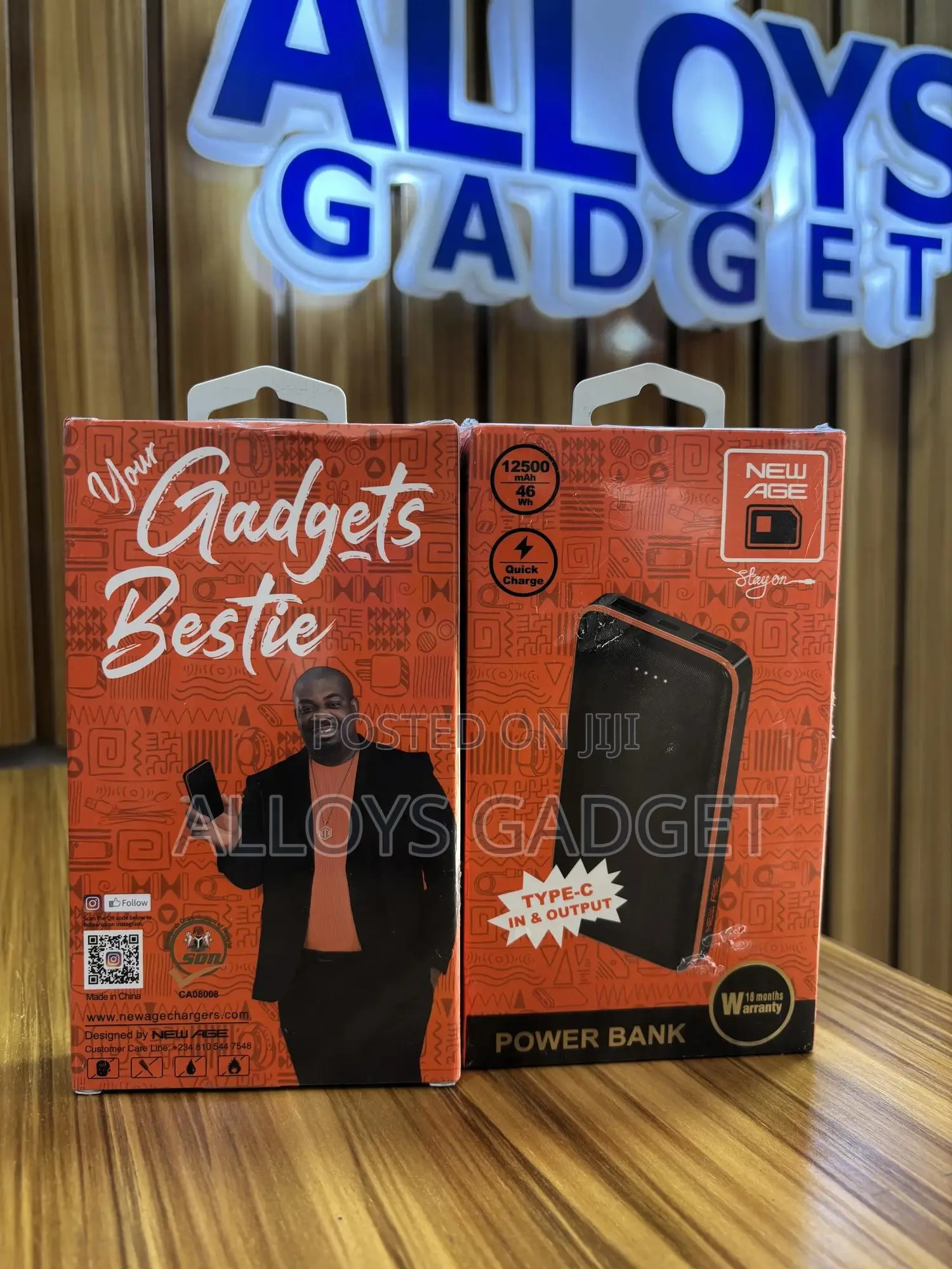 New Age 12500mah Powerbank