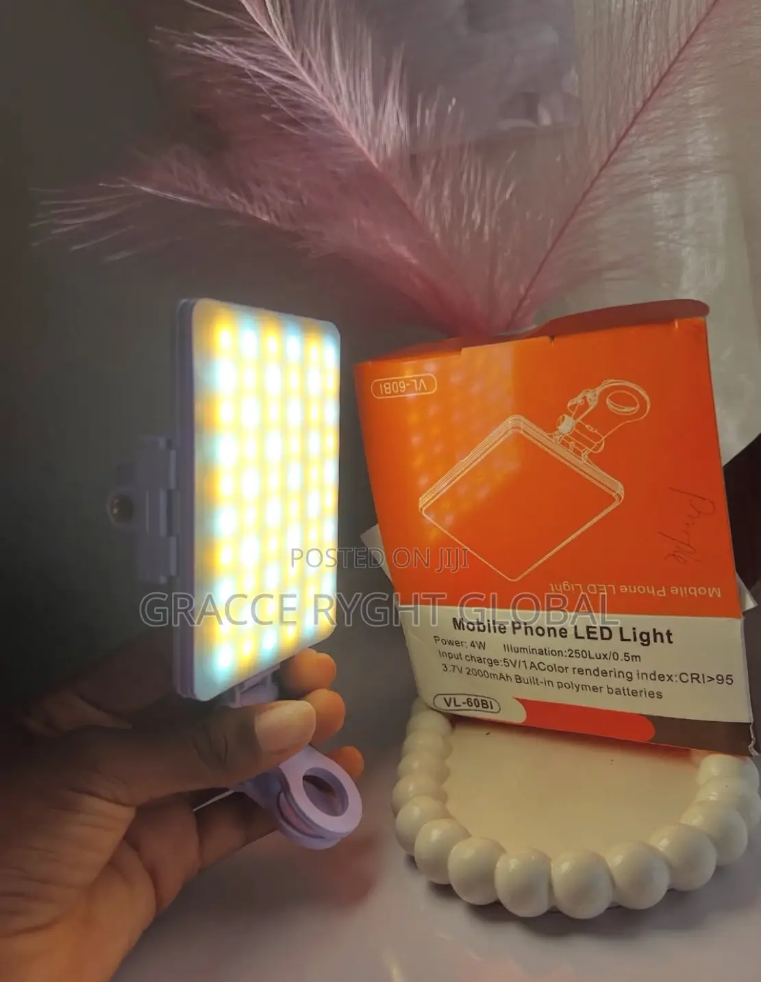 Rechargeable Mobile Influencers Led Light