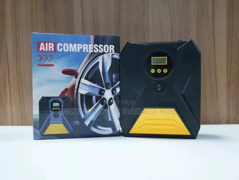 Air Compressor Dc 12v Digital Tire Inflator With Led Light