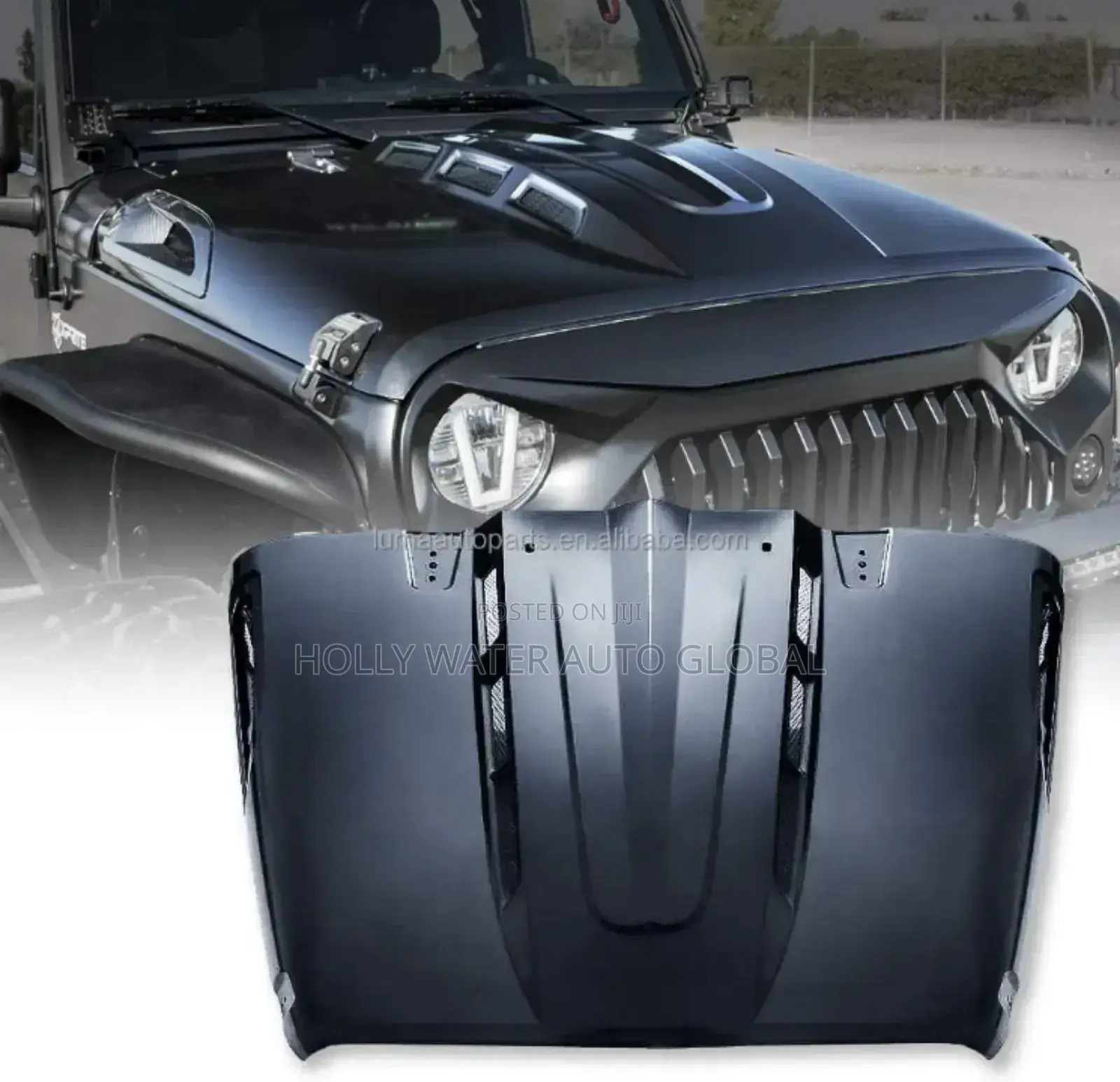 Jeep Wrangler/2008/2012/2015/2018/ Bonnet Hood Off Roadtype