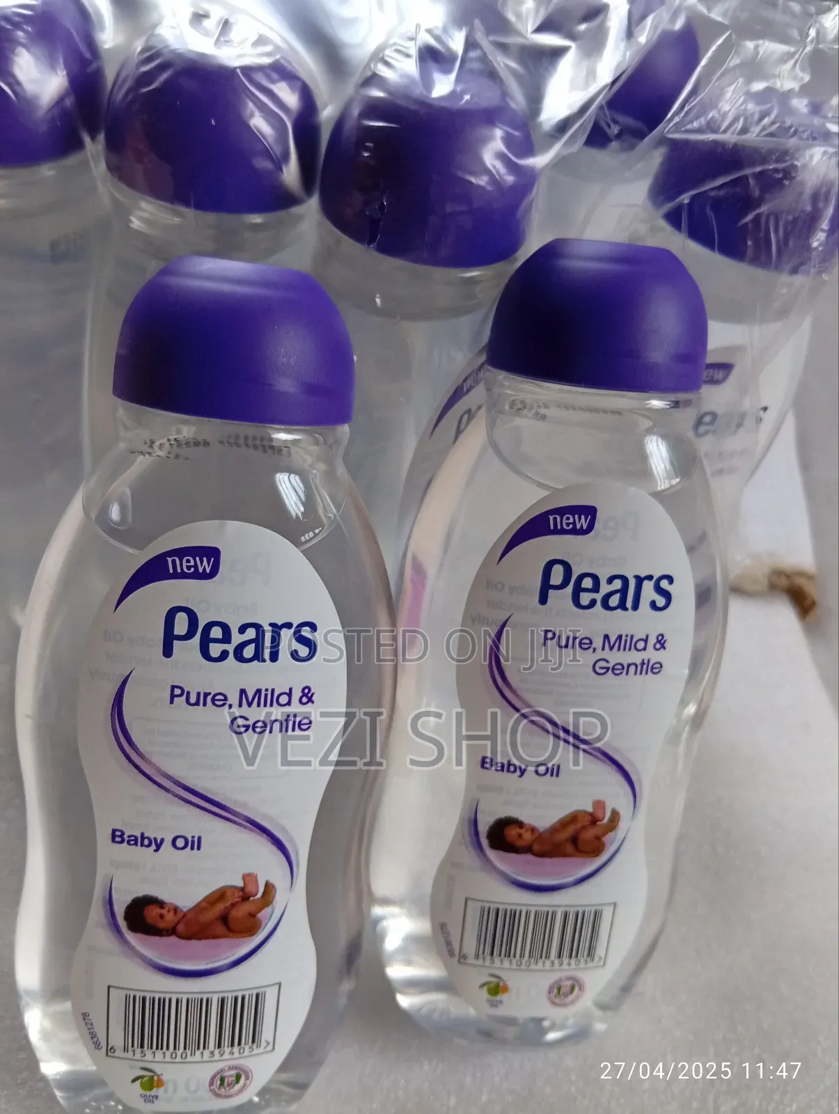 New Pears Pure, Mild and Gentle Baby Oils