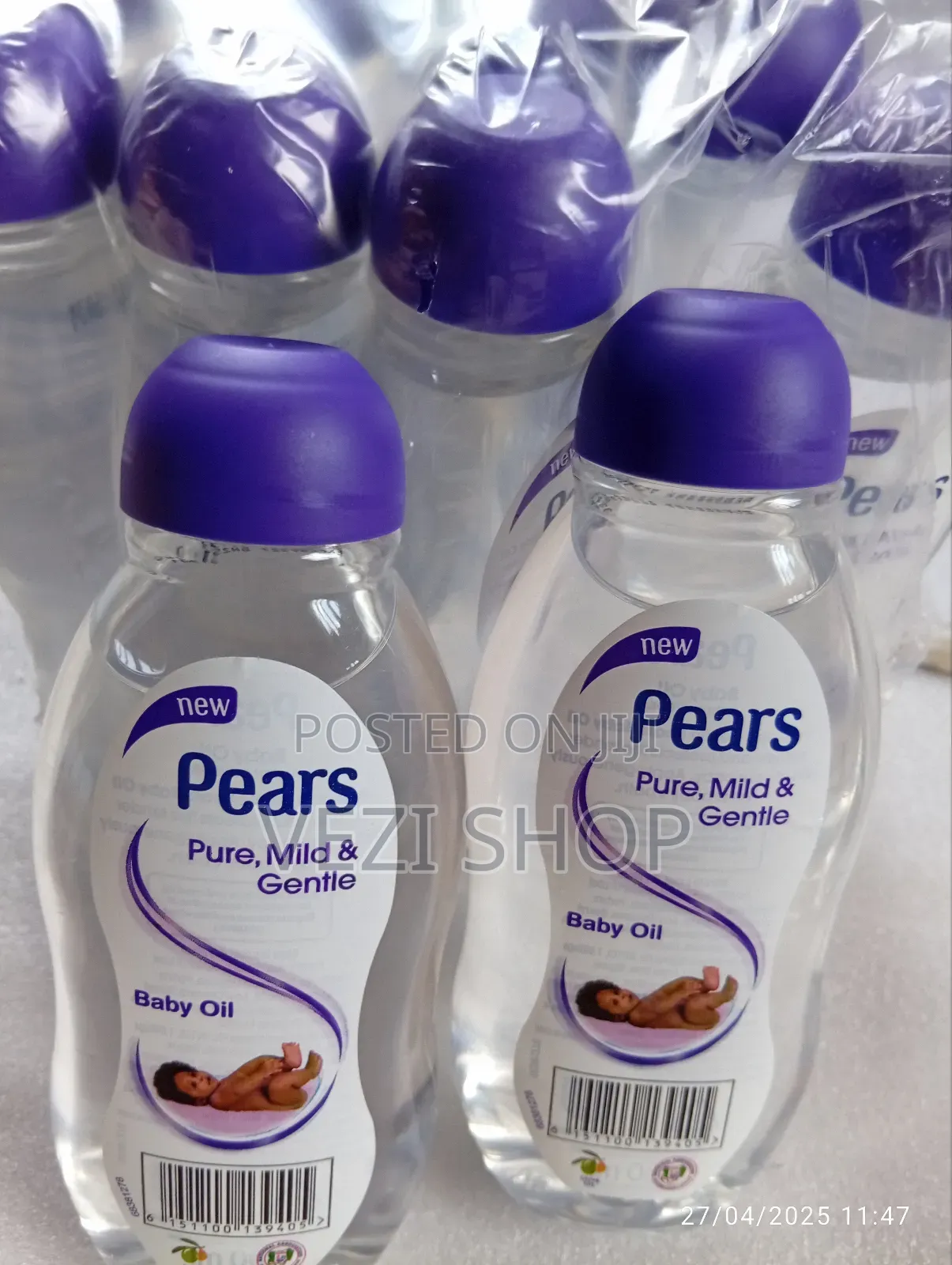New Pears Pure, Mild and Gentle Baby Oils