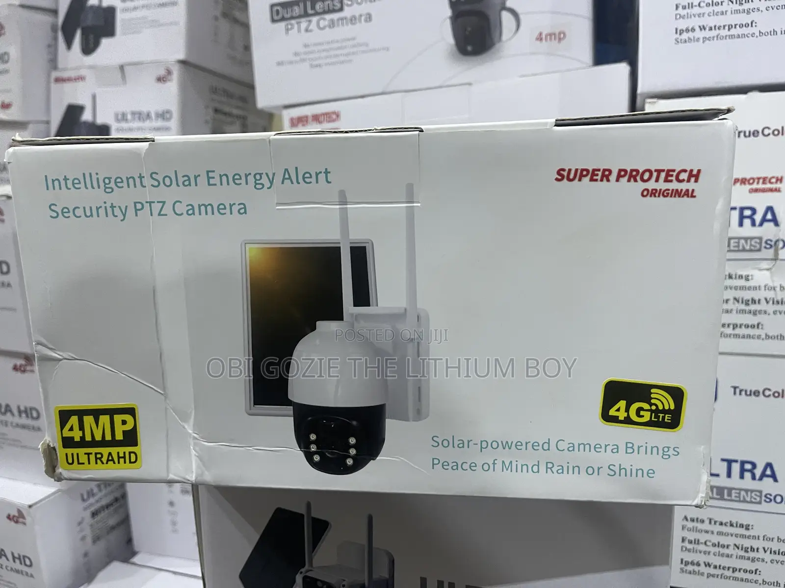 Ultra Hd Intelligent Single Lens Solar Energy Ptz Camera