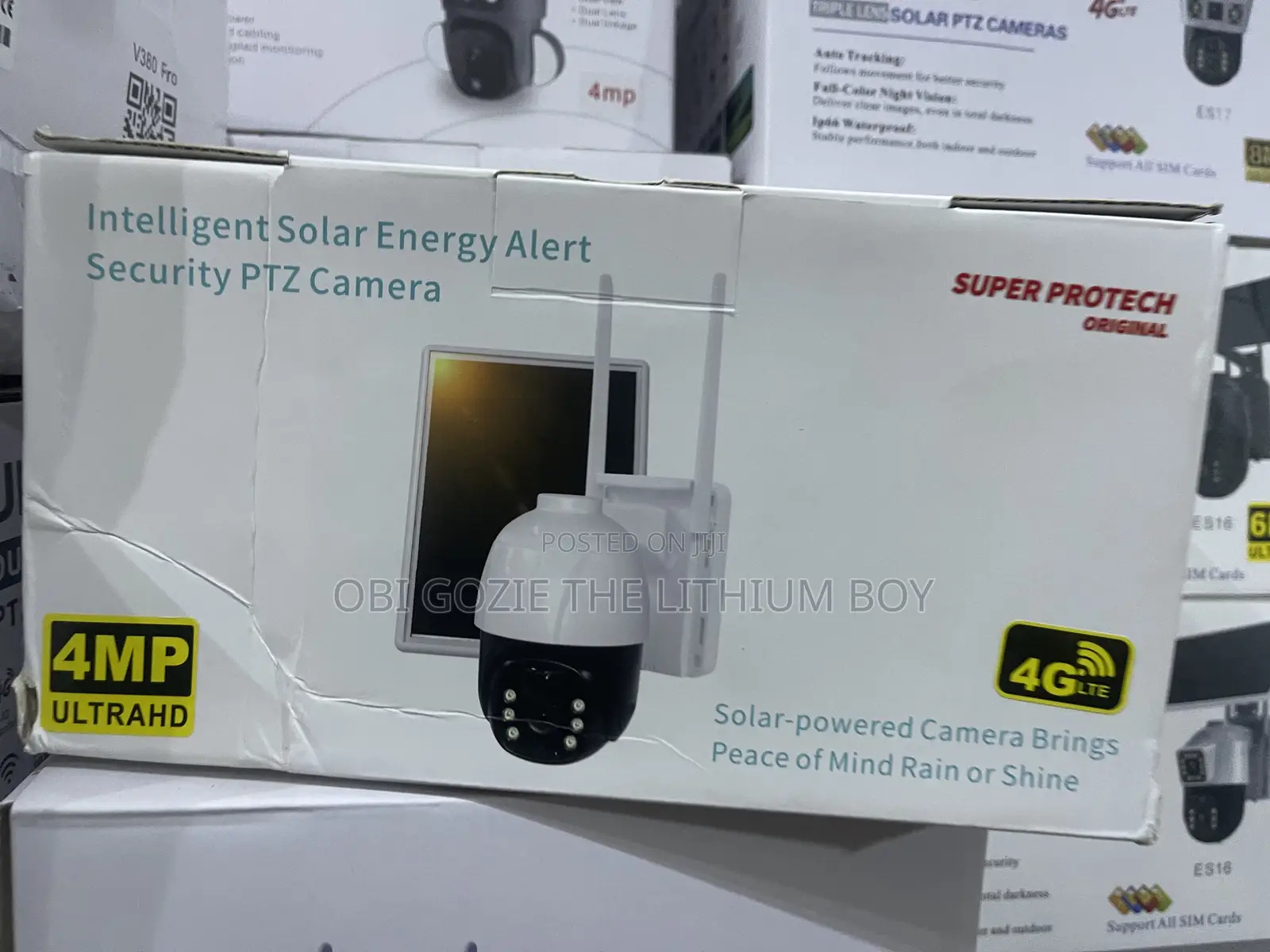 Ultra Hd Intelligent Single Lens Solar Energy Ptz Camera