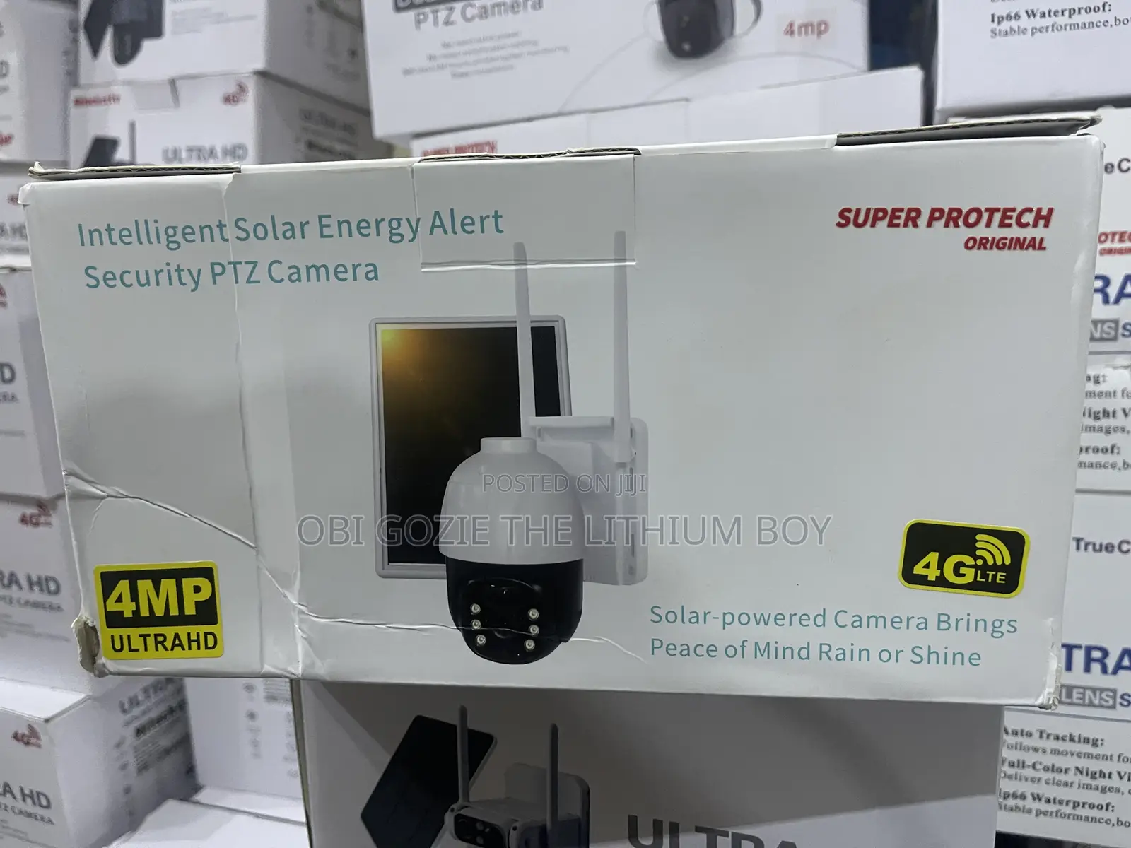 Ultra Hd Intelligent Single Lens Solar Energy Ptz Camera