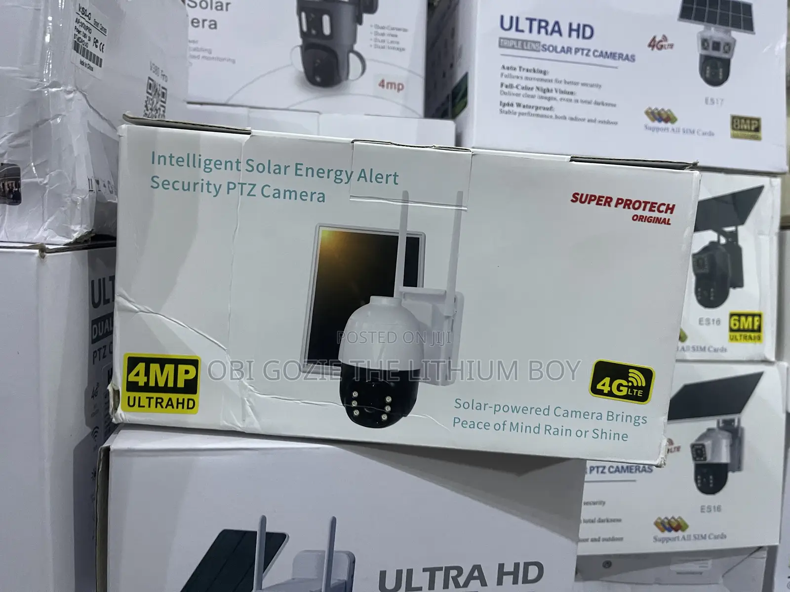 Ultra Hd Intelligent Single Lens Solar Energy Ptz Camera
