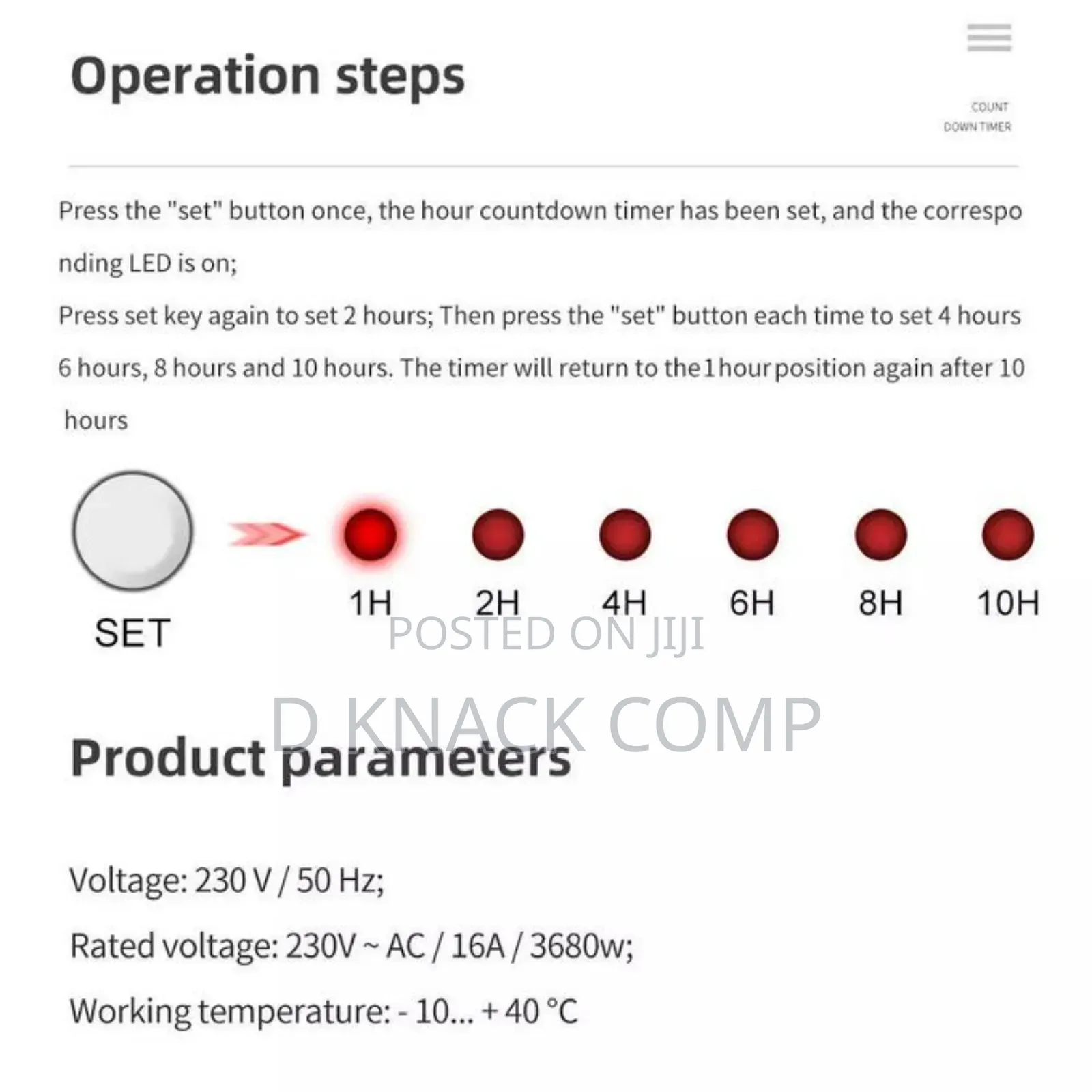 Timer Socket Energy Saving