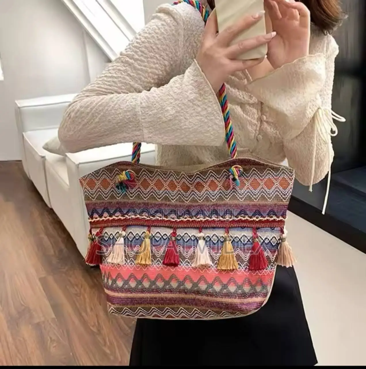 Female Shoulder Handbags Canvas Shoulder Bag