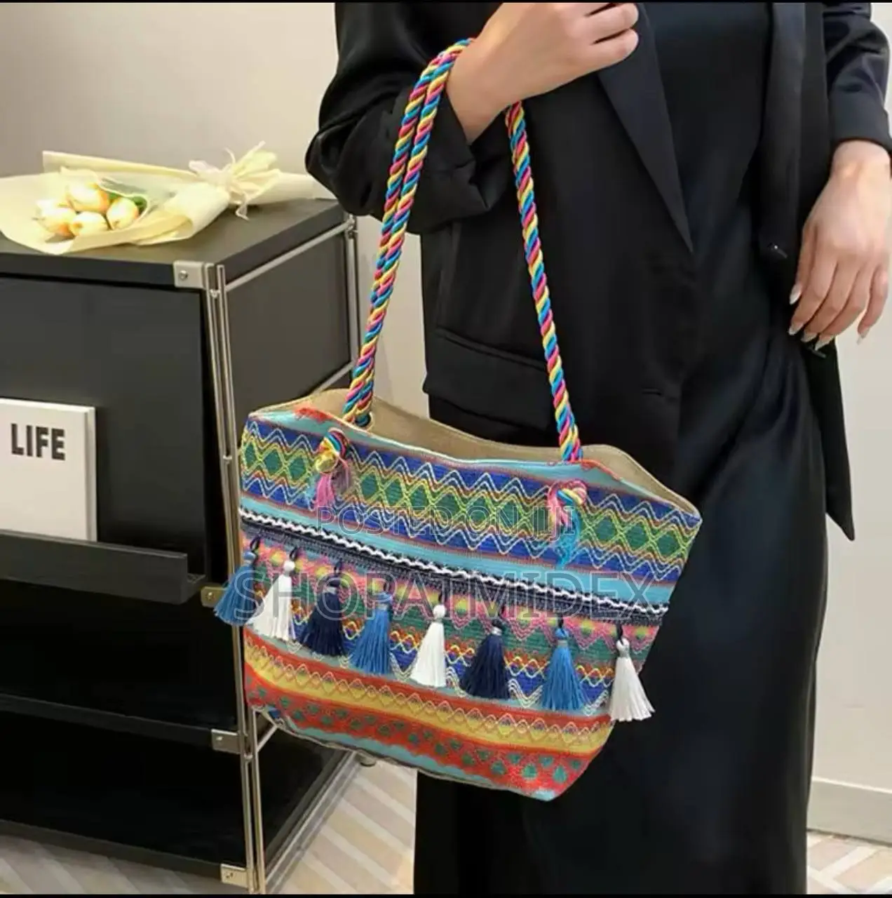 Female Shoulder Handbags Canvas Shoulder Bag
