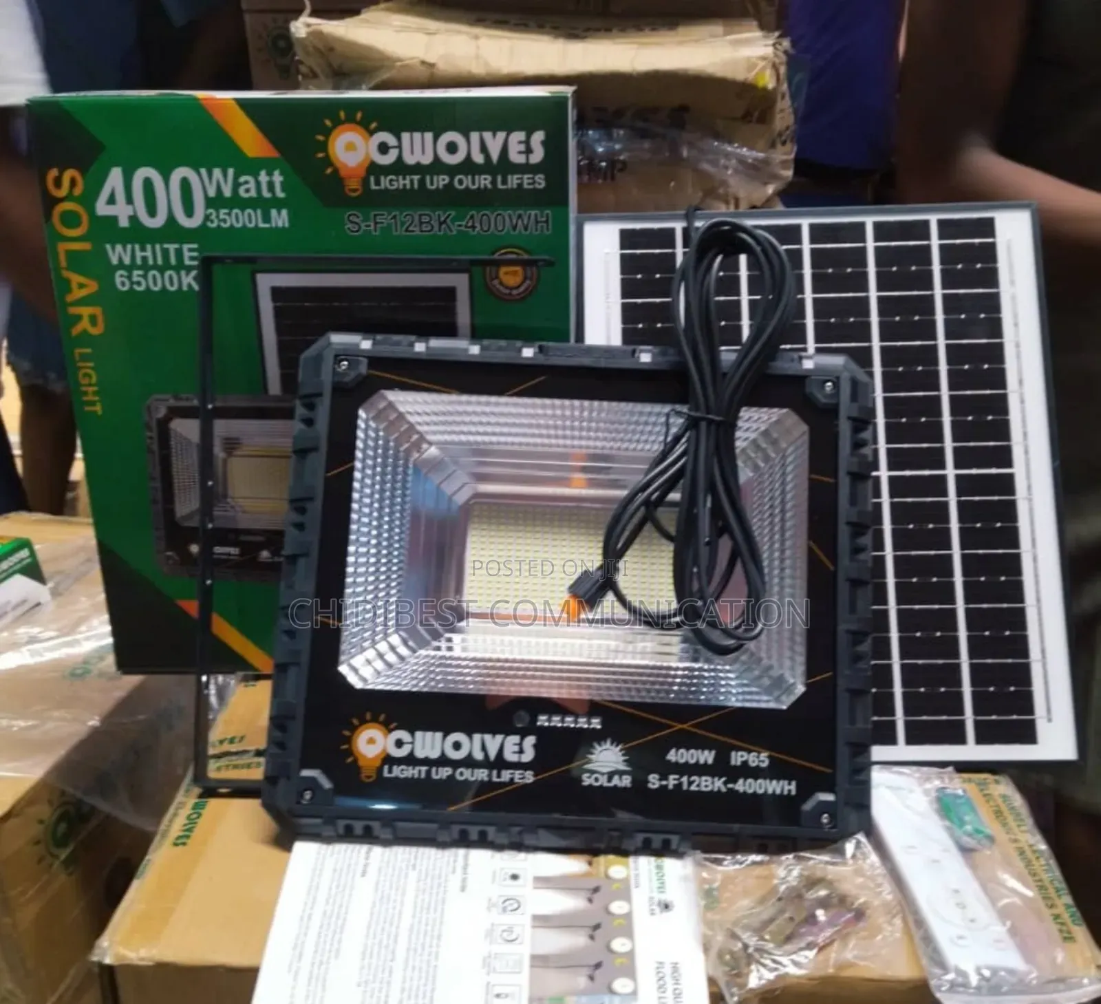 400wts Ocwolves Solar Flood Light Is Available