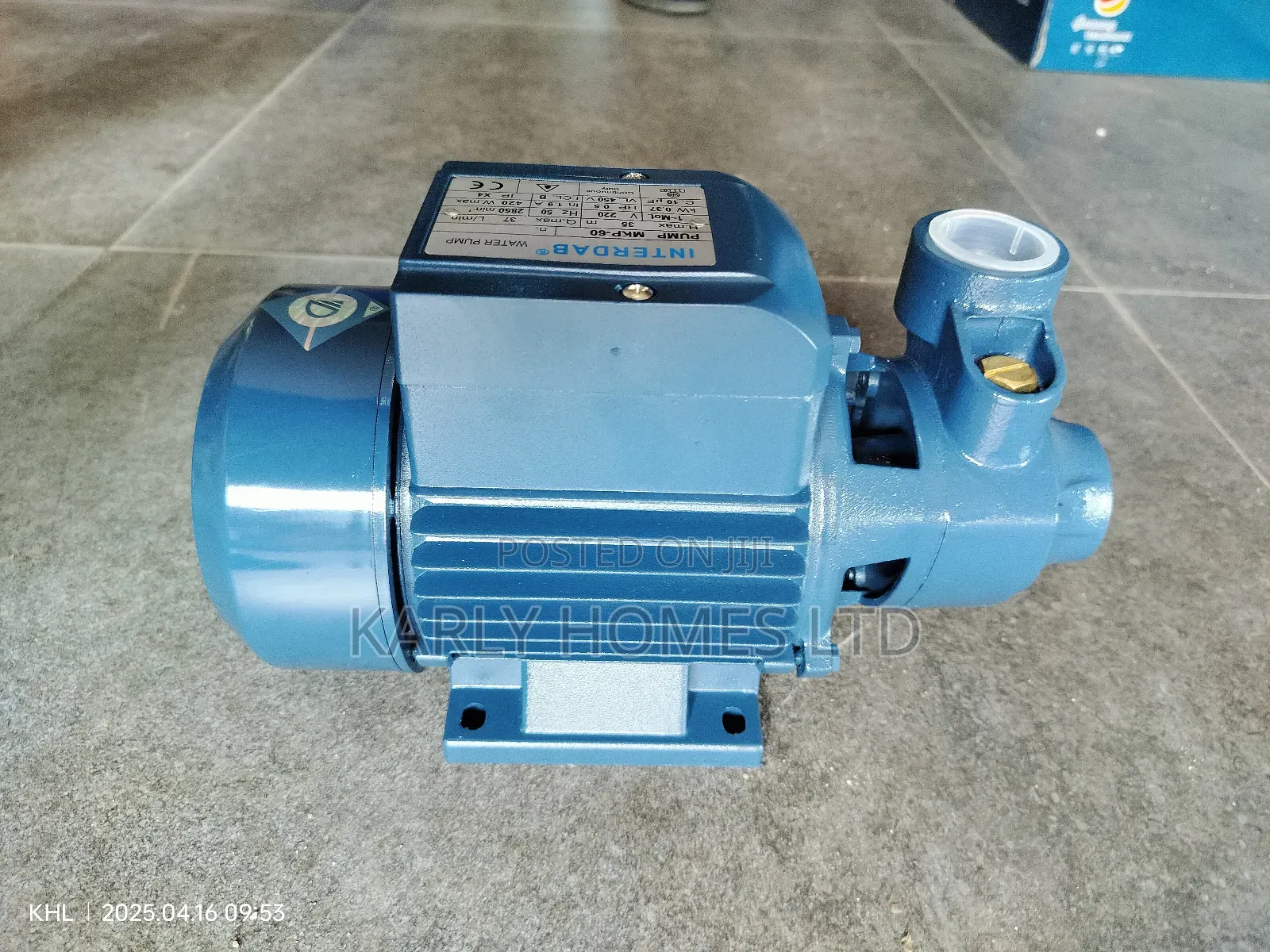 Interdab 1⁄2 Hp Surface Pump (100% Copper Coil) – At Karly Homes LTD
