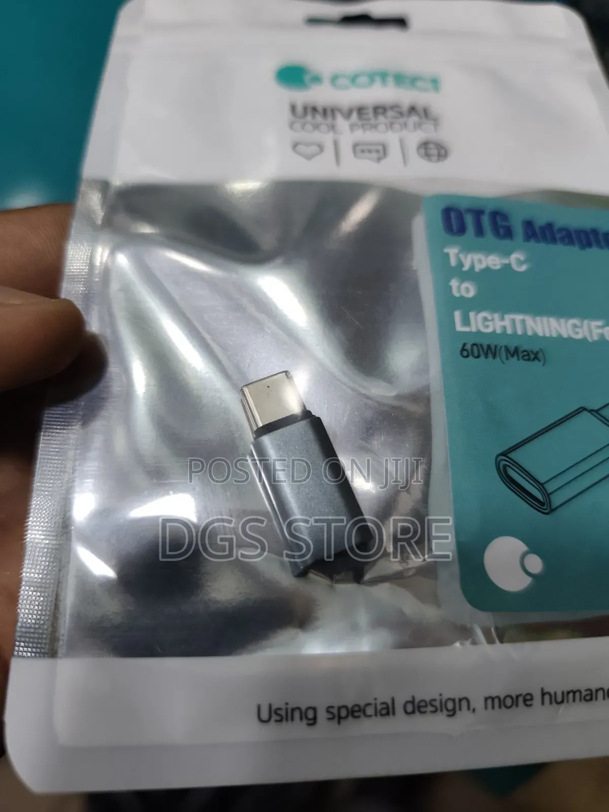 Coteci Otg Adapter Type C to Lightning 60w Ot O40