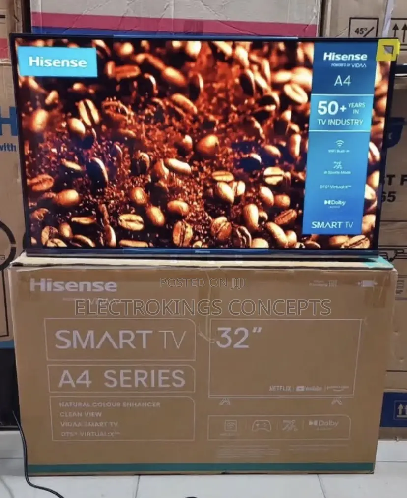 Original Hisense 32” Smart Tv With Netflix and Youtube Now Available