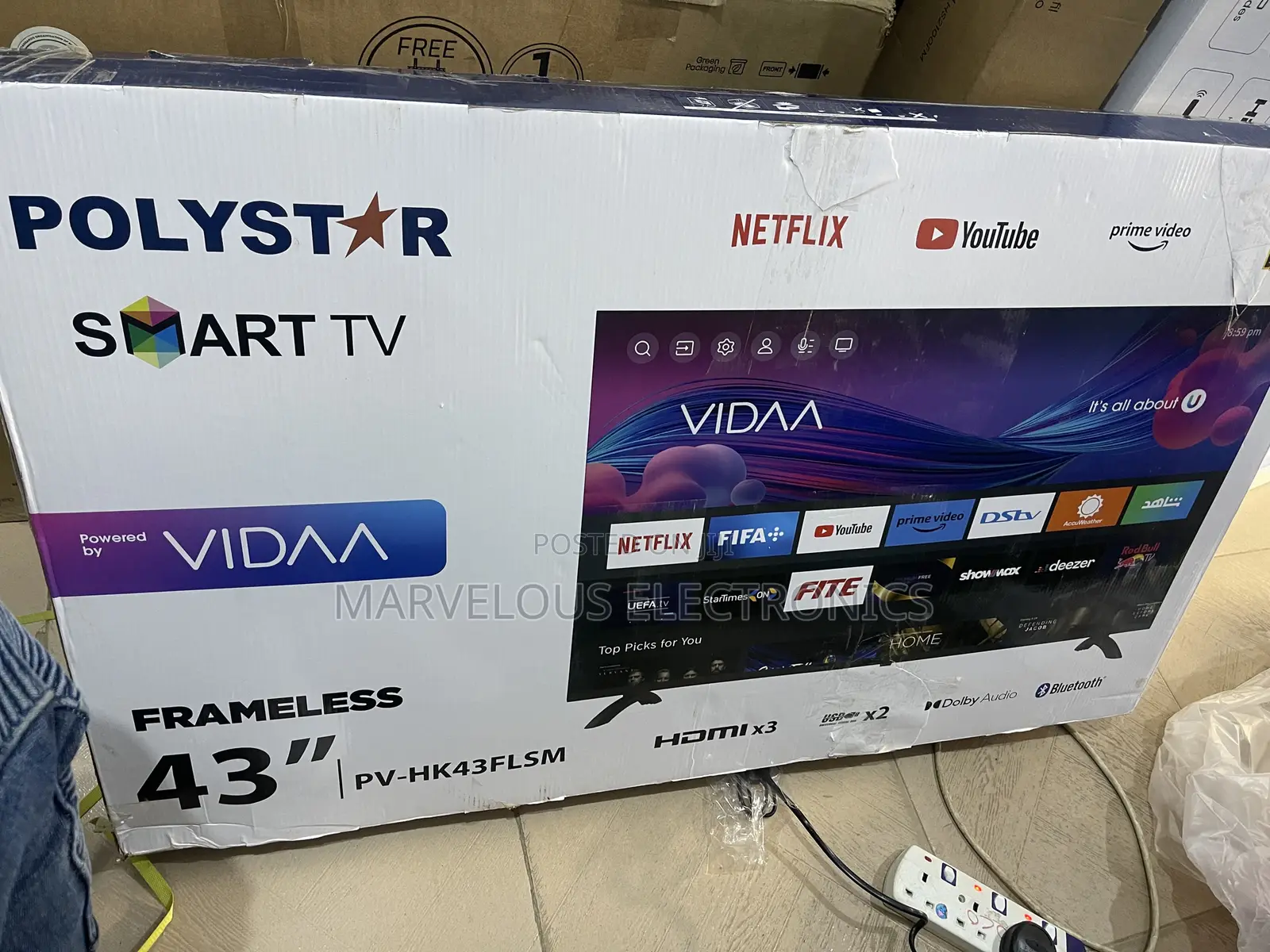 Brand New Super Full Hd Polystar 43inch Smart Television