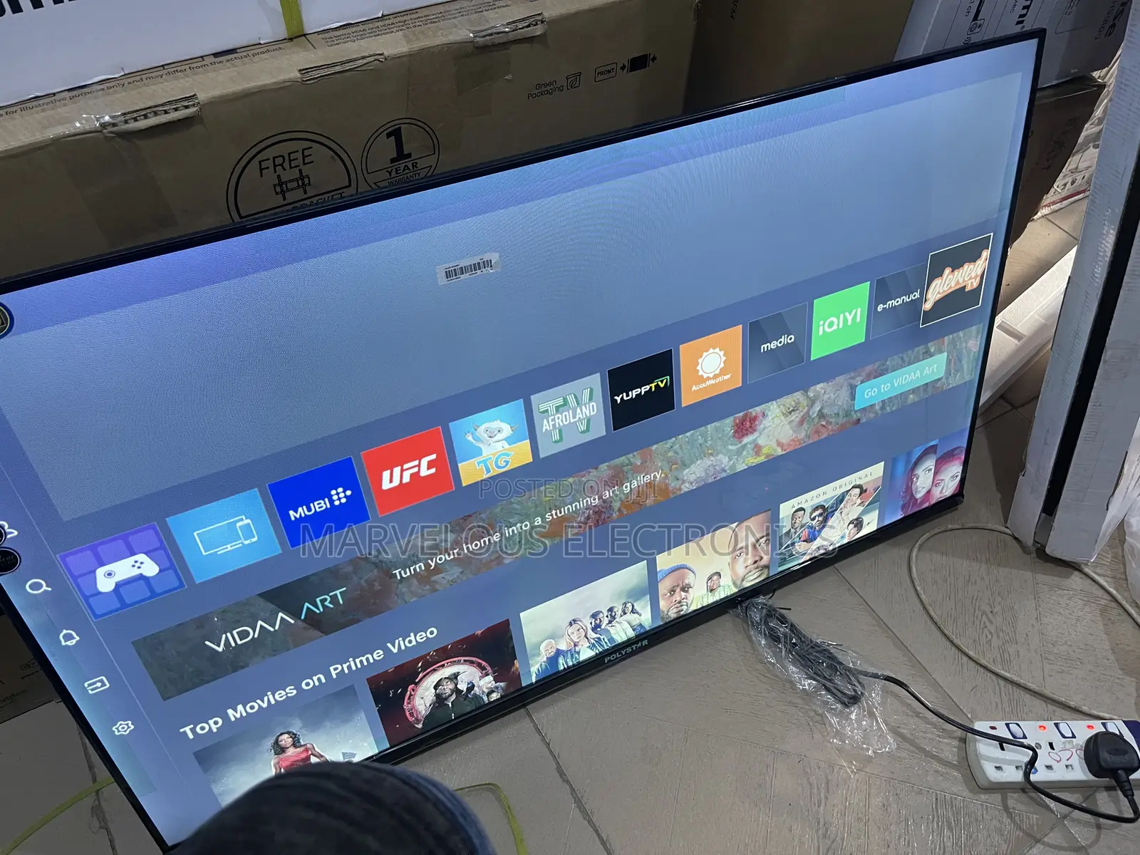 Brand New Super Full Hd Polystar 43inch Smart Television