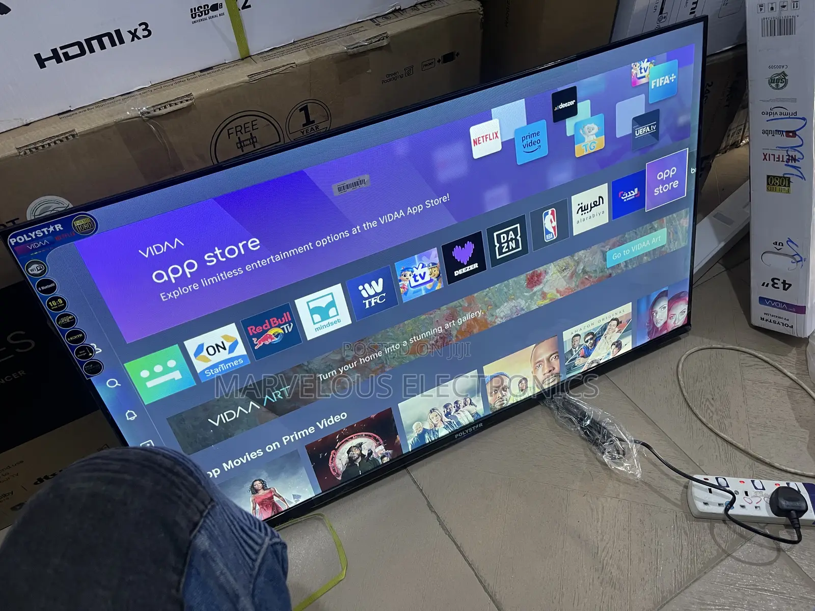 Brand New Super Full Hd Polystar 43inch Smart Television