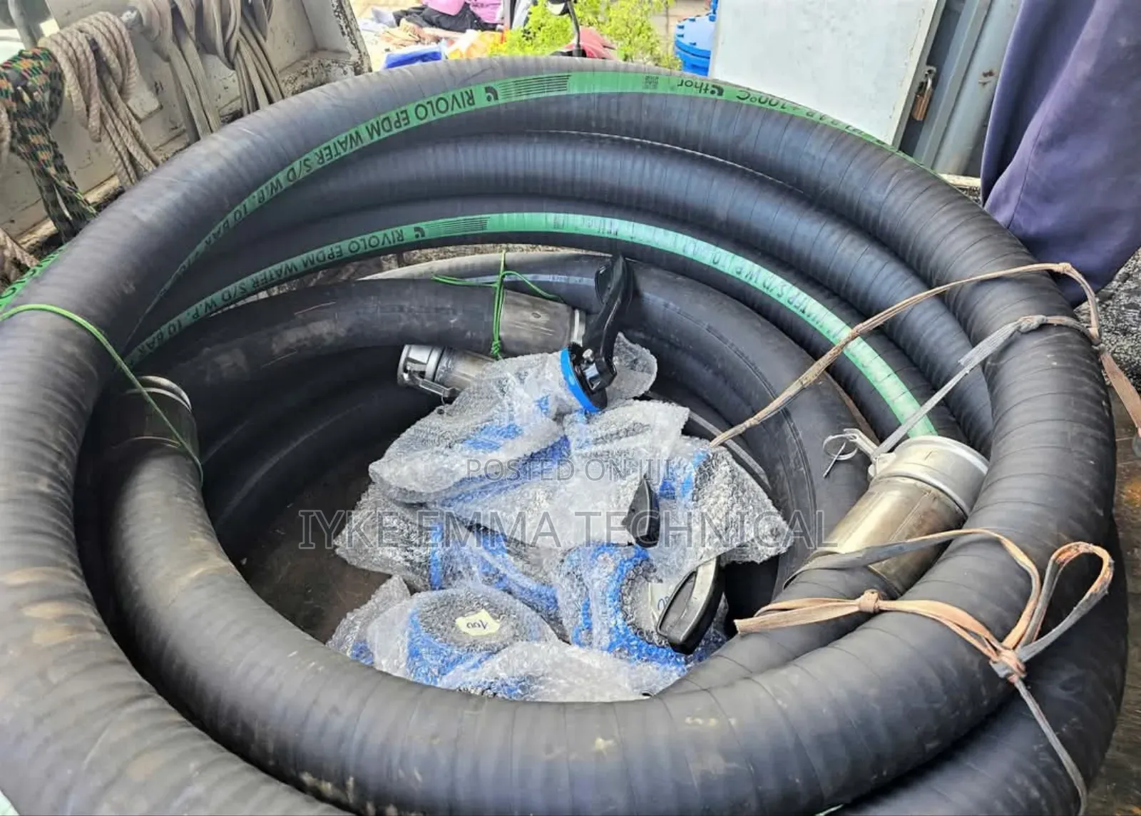 4" Hose X 15 Meters (Wp 20 Bar) C/W Camlock Connection