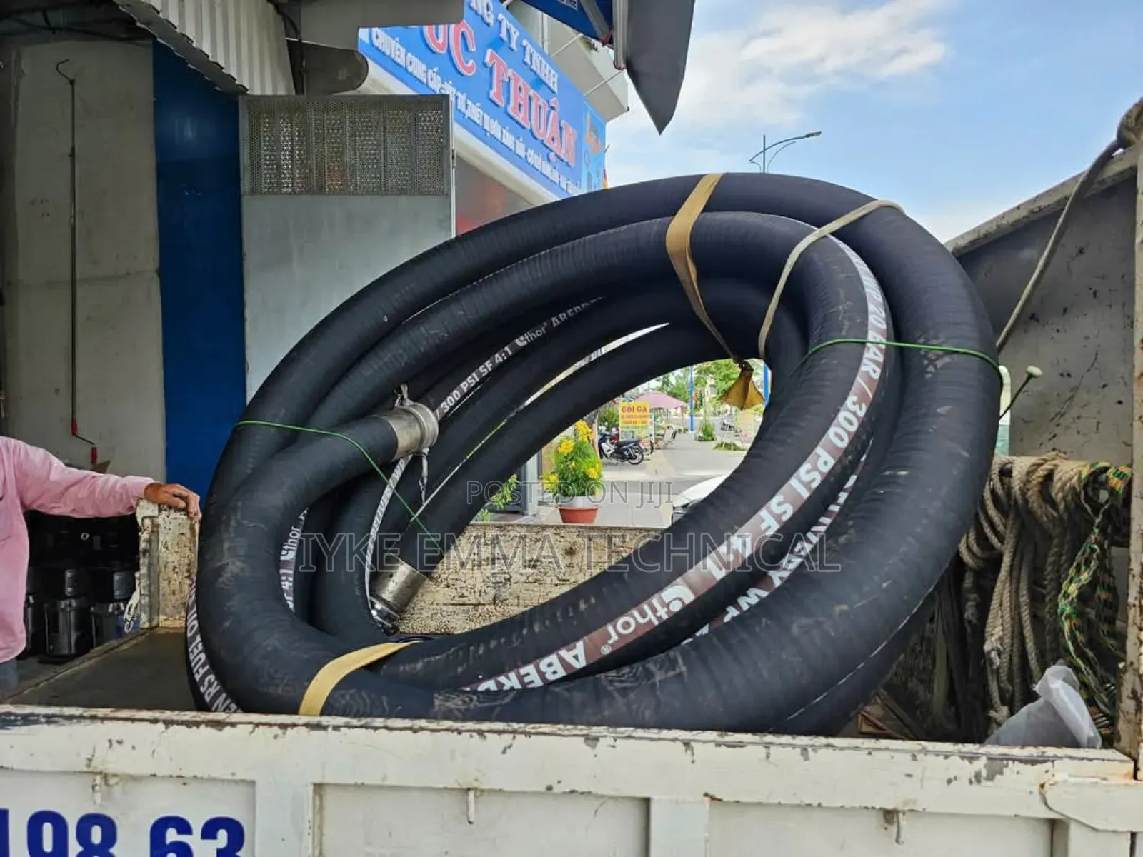 4" Hose X 15 Meters (Wp 20 Bar) C/W Camlock Connection