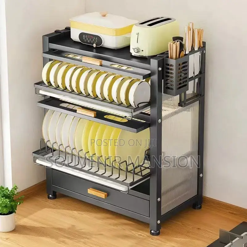 Dish Drying Rack With Cover