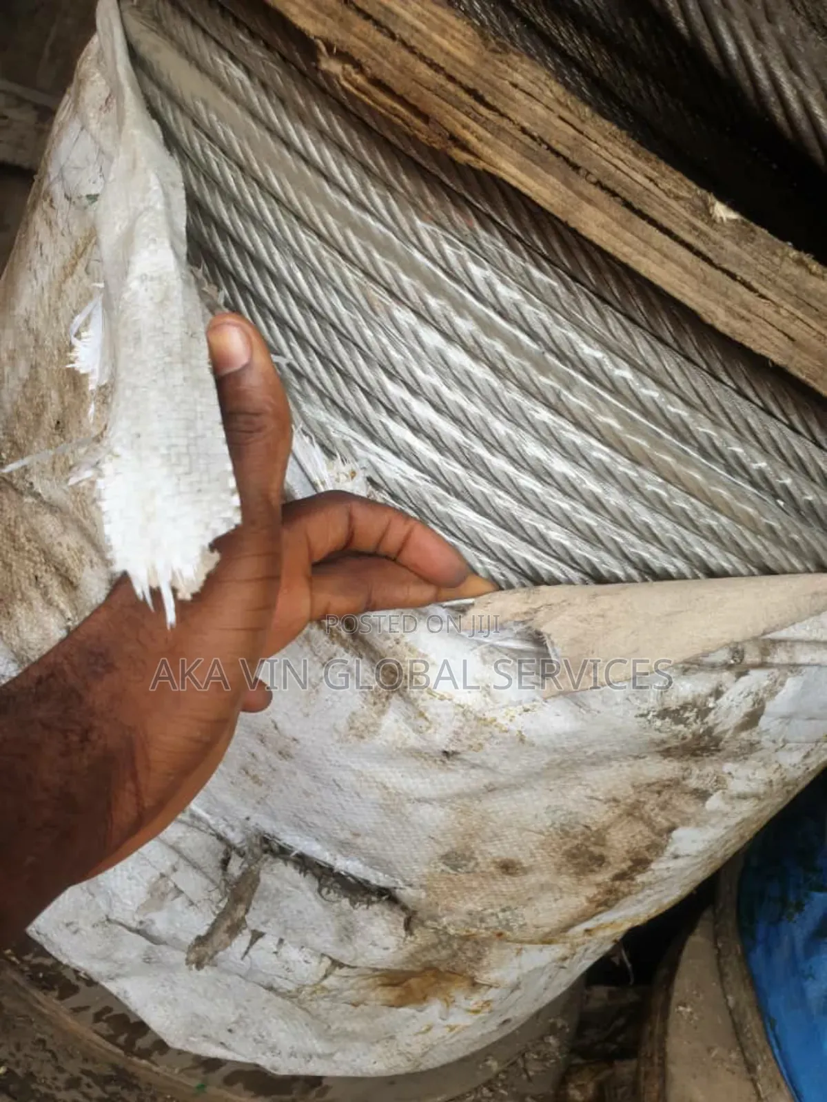 Dia 20mm Ungalvanized Steel Wire Rope Sling for Liftin