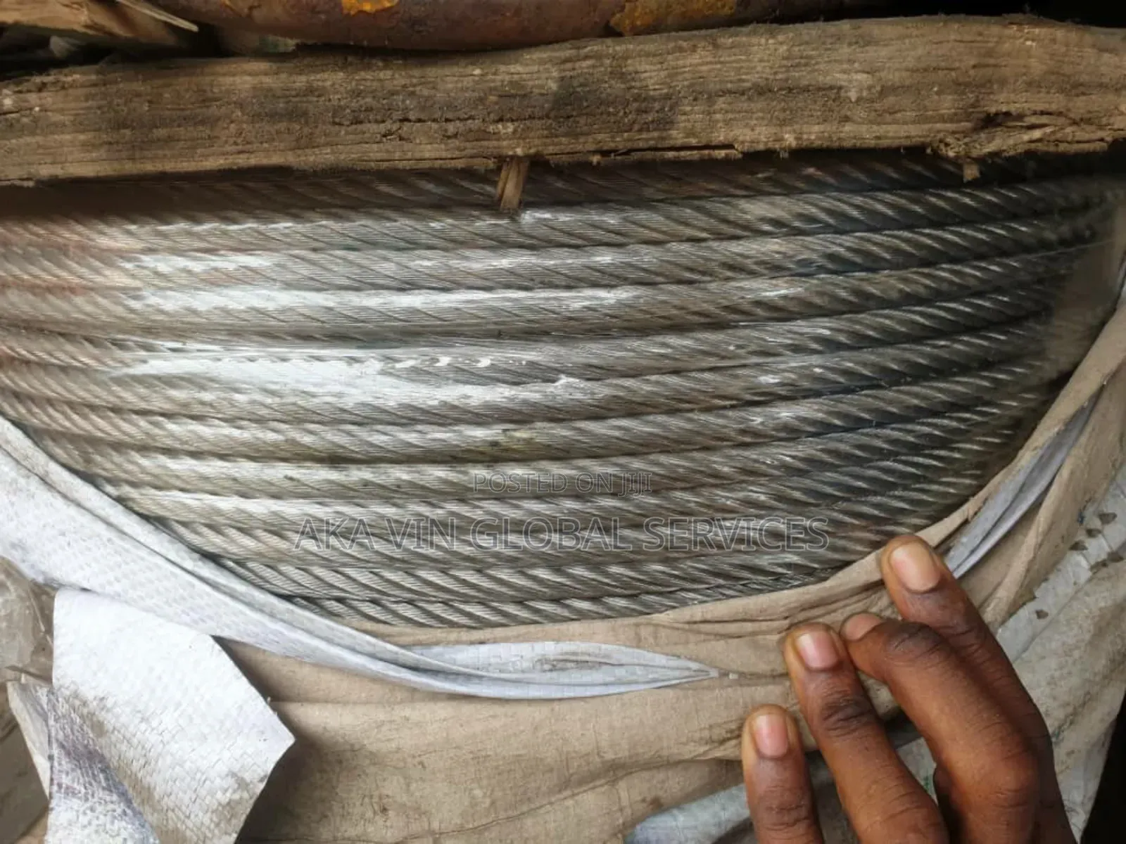 Dia 20mm Ungalvanized Steel Wire Rope Sling for Liftin