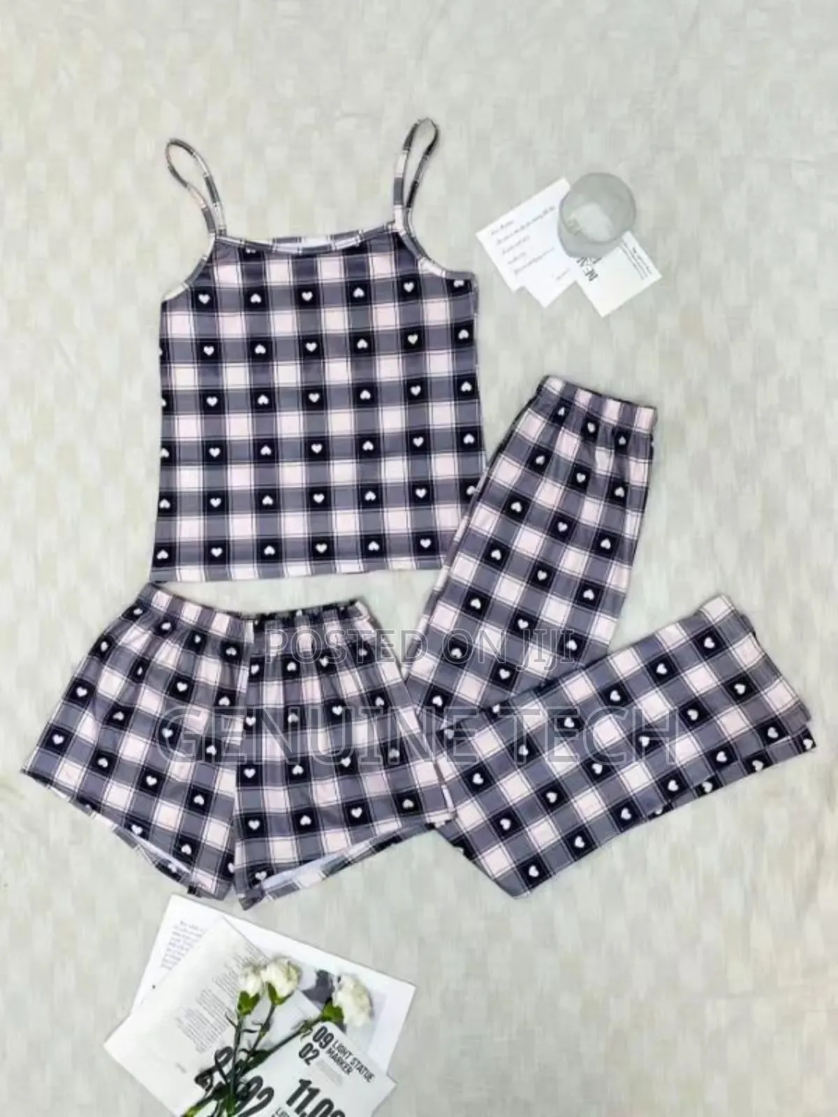 Unique 3 In 1 Cotton Nightwear Top Quality