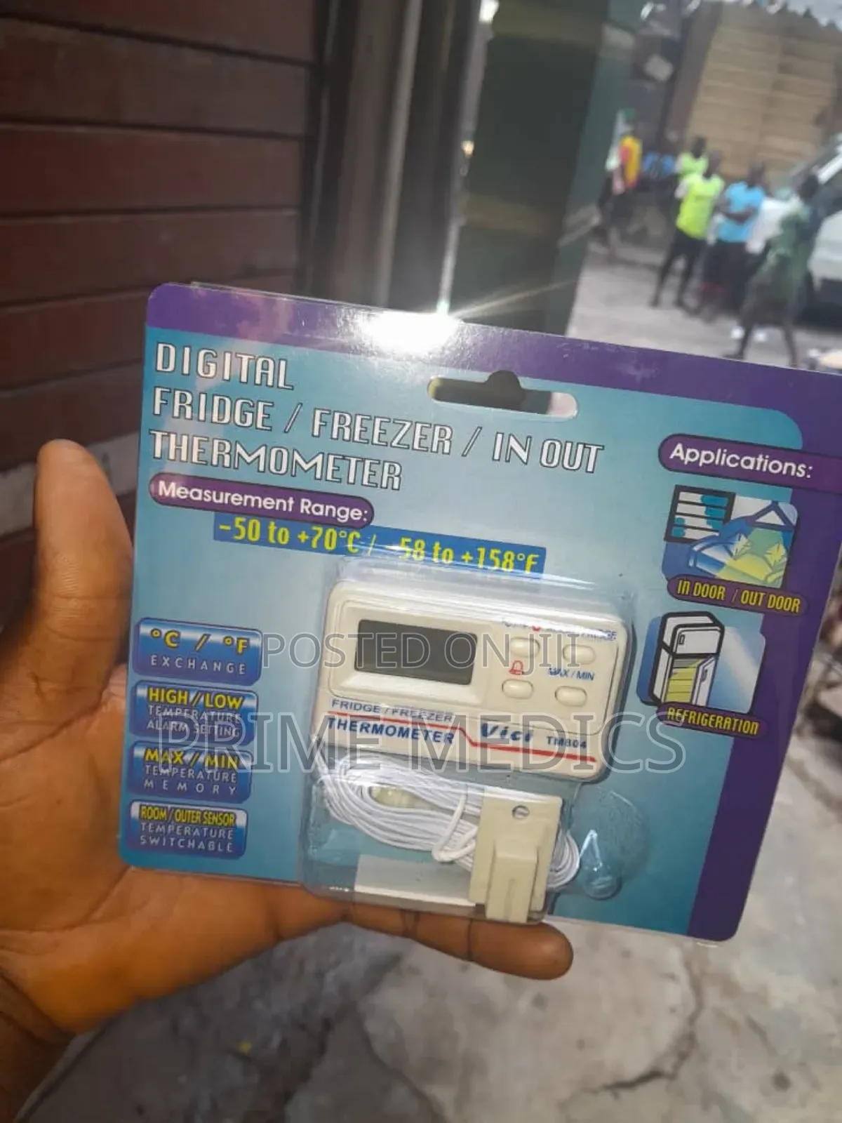 Fridge and Freezer Thermometer
