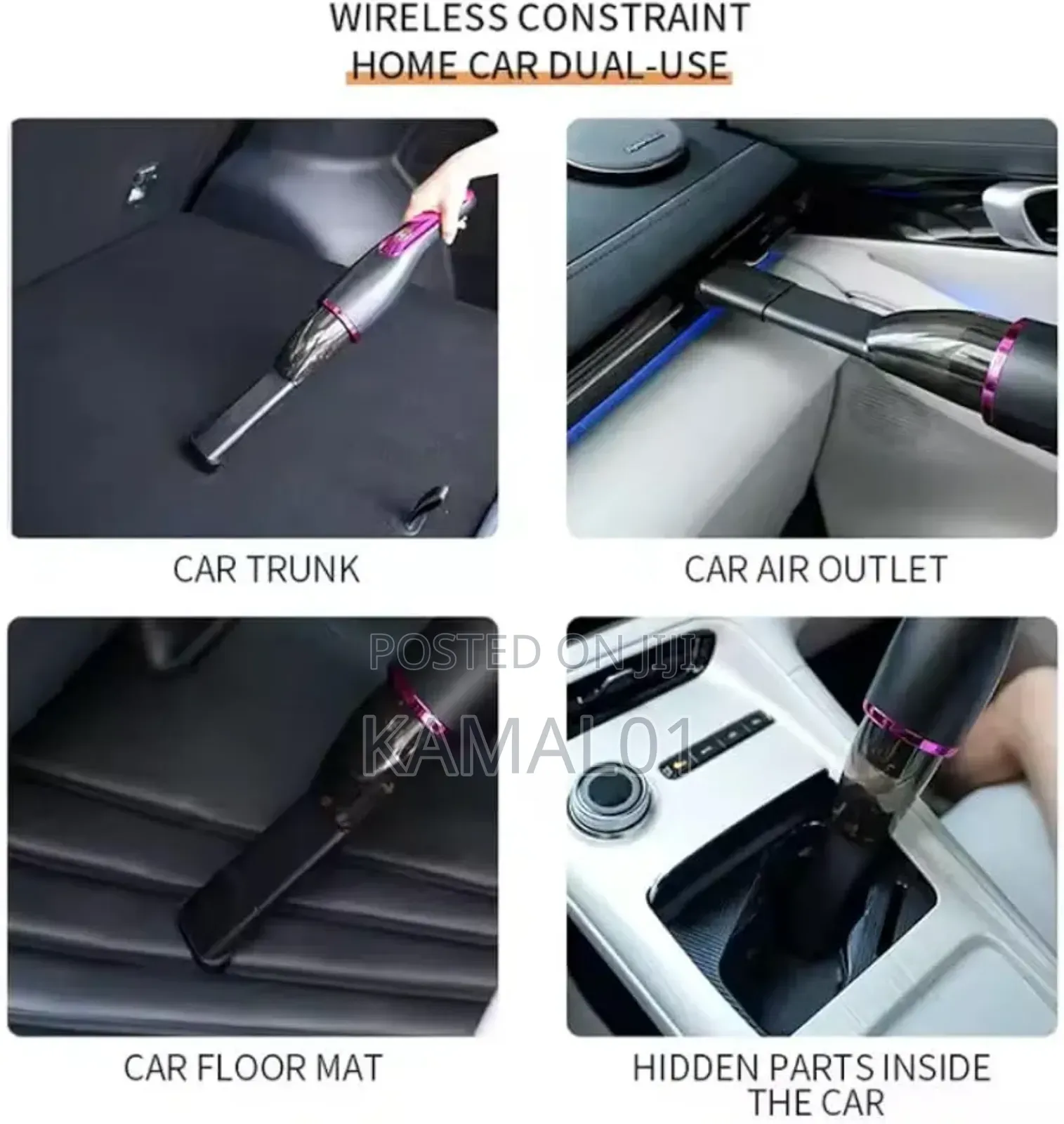 3 in 1 Cordless Vacuum Cleaner for Home and Car Use Handheld
