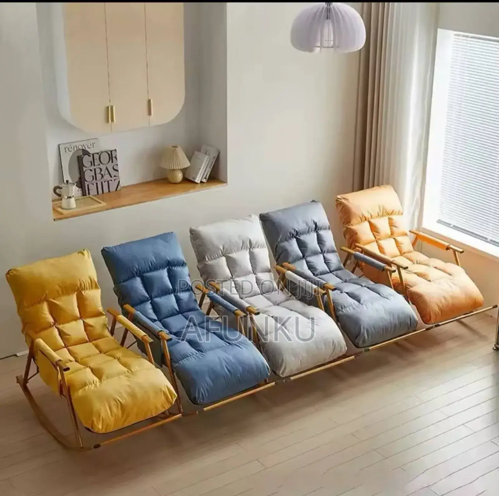 Breathable Adjustable Gear Rocking Chair