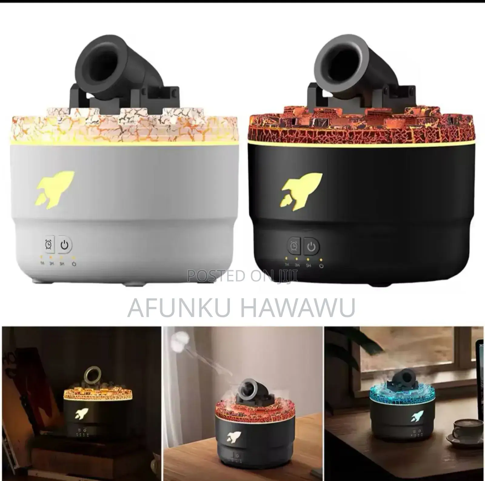 Volcanic Crack Light Cannons Humidifier
