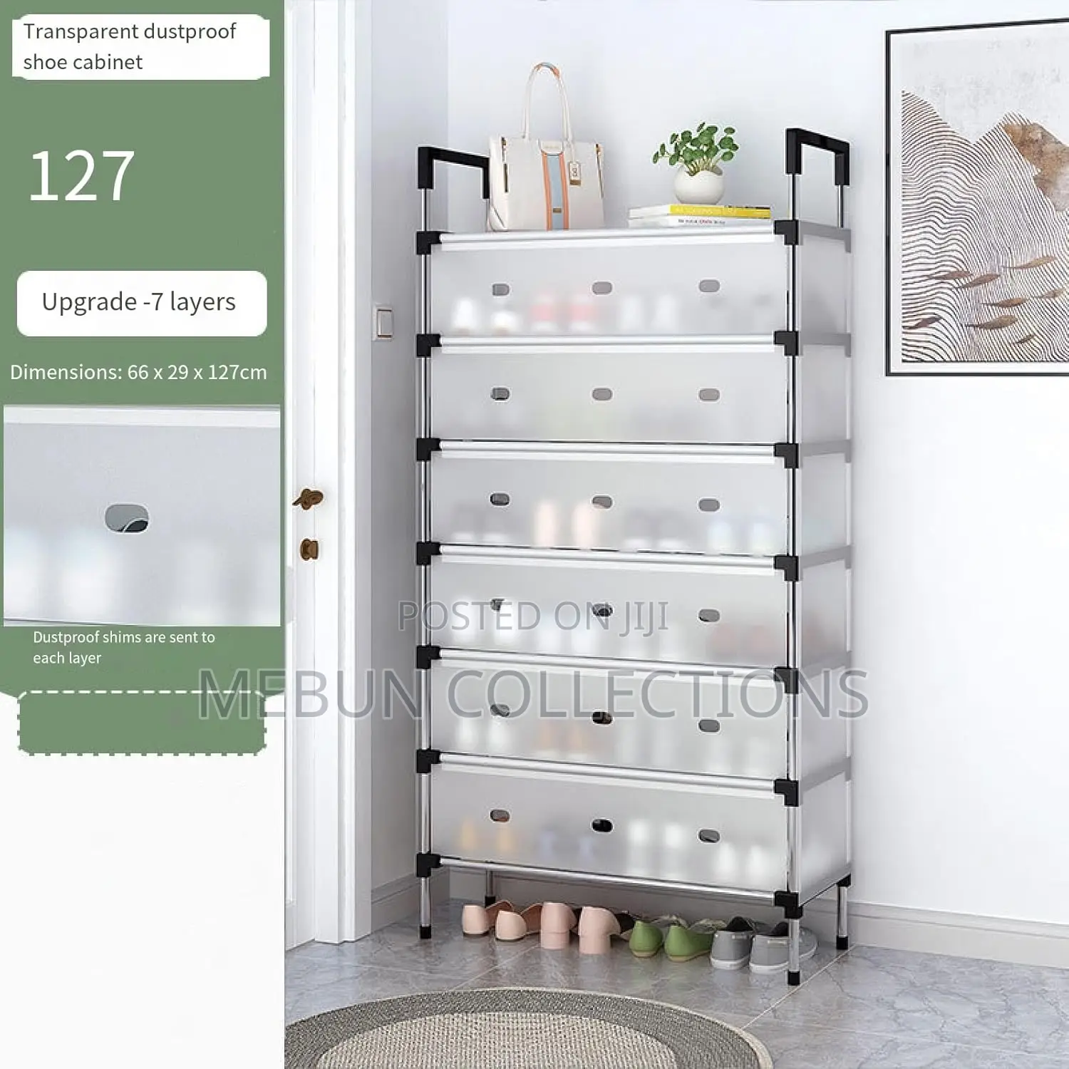 7 Layers Dustproof Shoe Rack